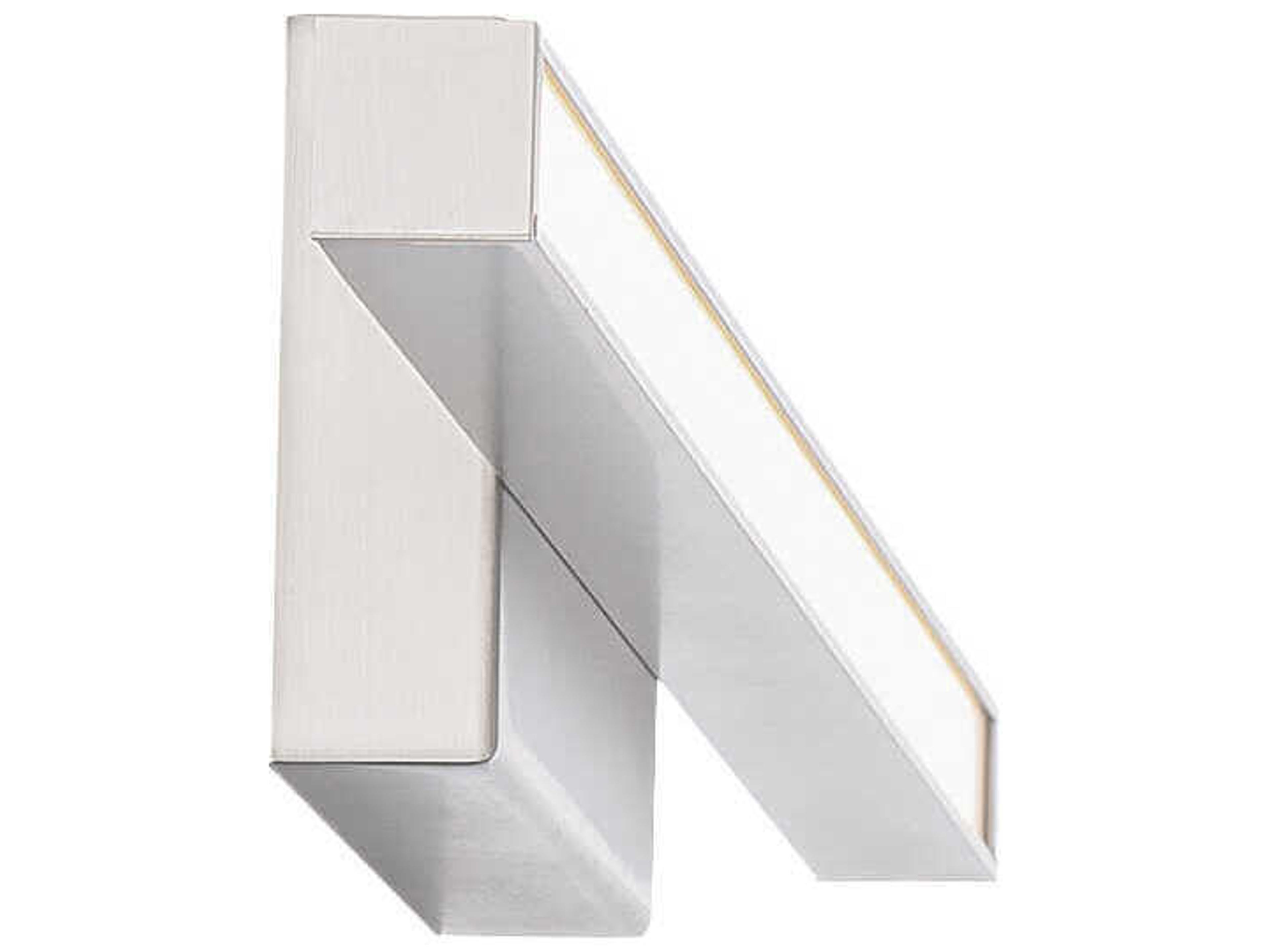 dweLED by WAC Lighting Parallax 1-Light Brushed Nickel LED Vanity Light