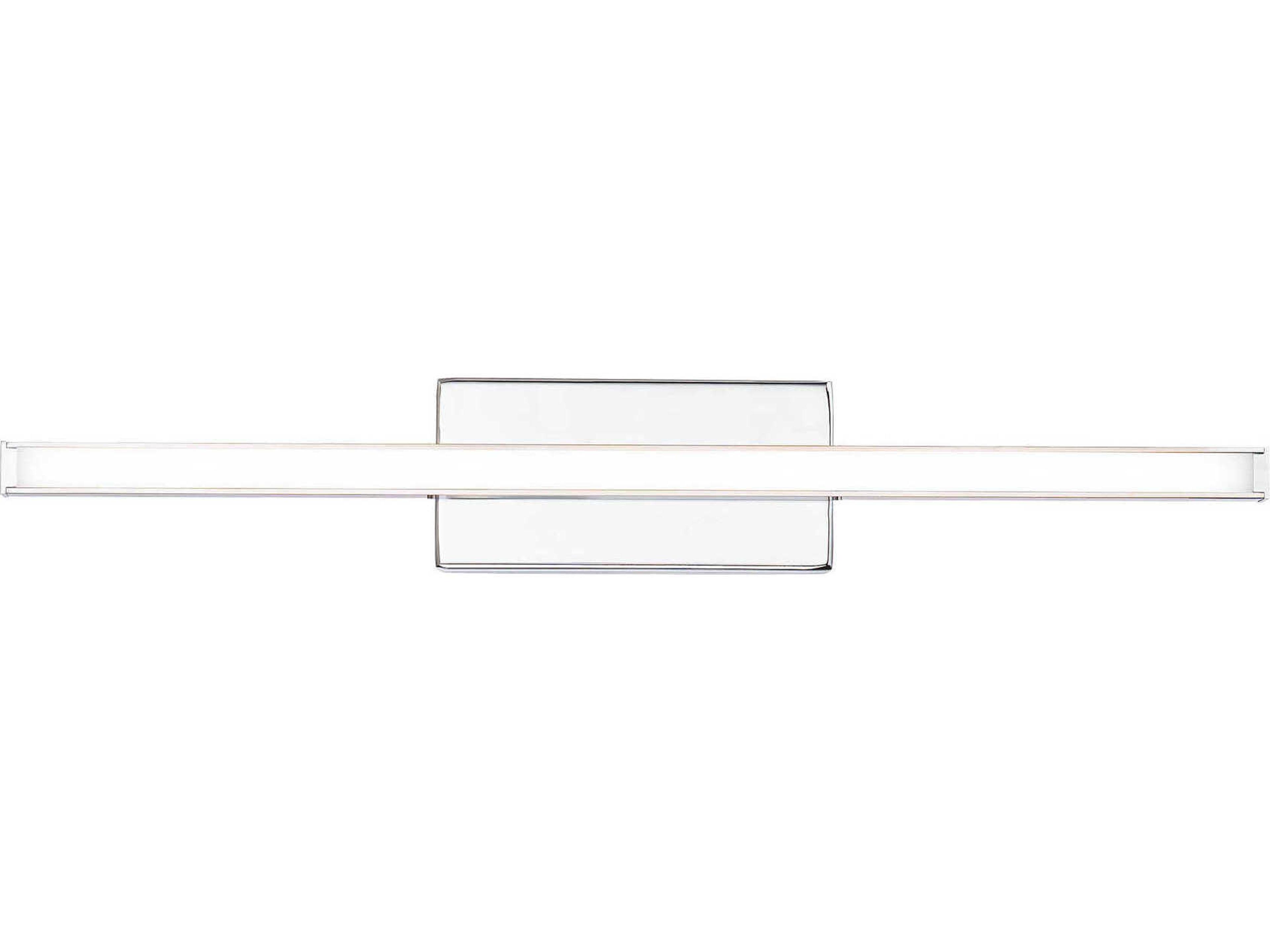 dweLED by WAC Lighting Parallax 1-Light Chrome LED Vanity Light