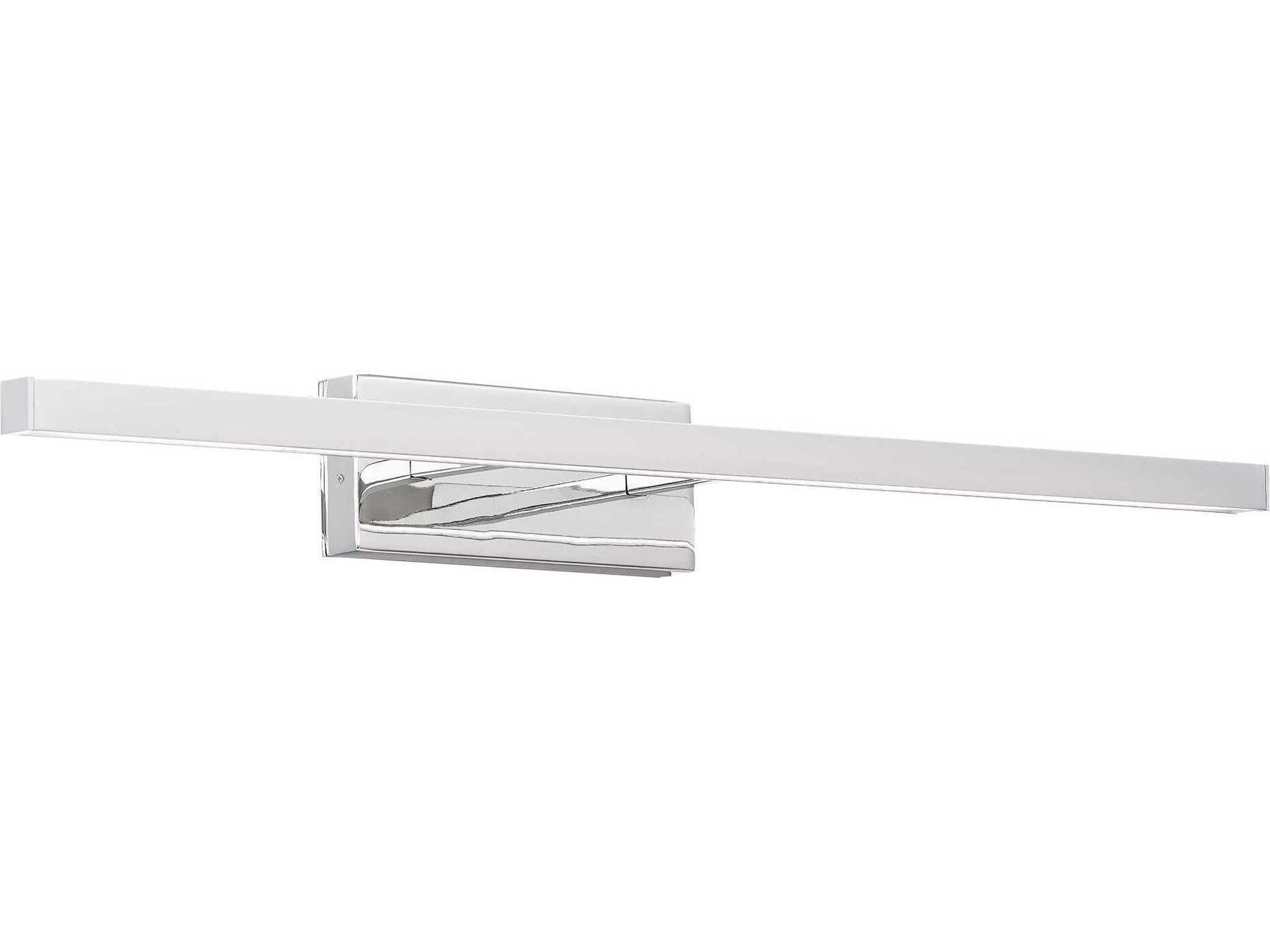 dweLED by WAC Lighting Parallax 1-Light Black LED Vanity Light