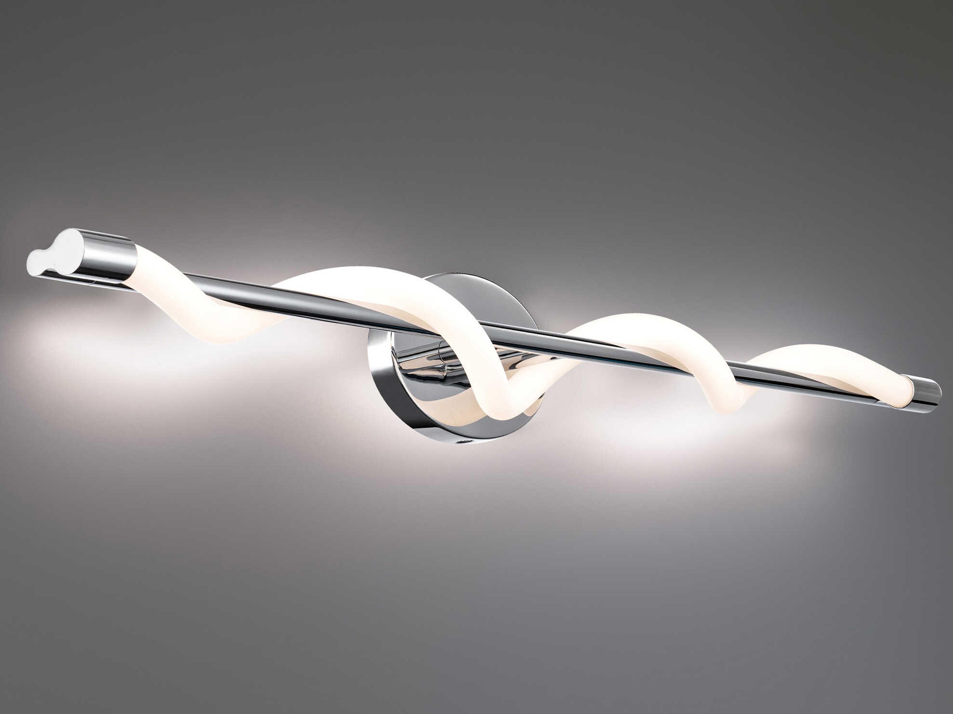 dweLED by WAC Lighting Jasmine 1-Light Chrome LED Vanity Light