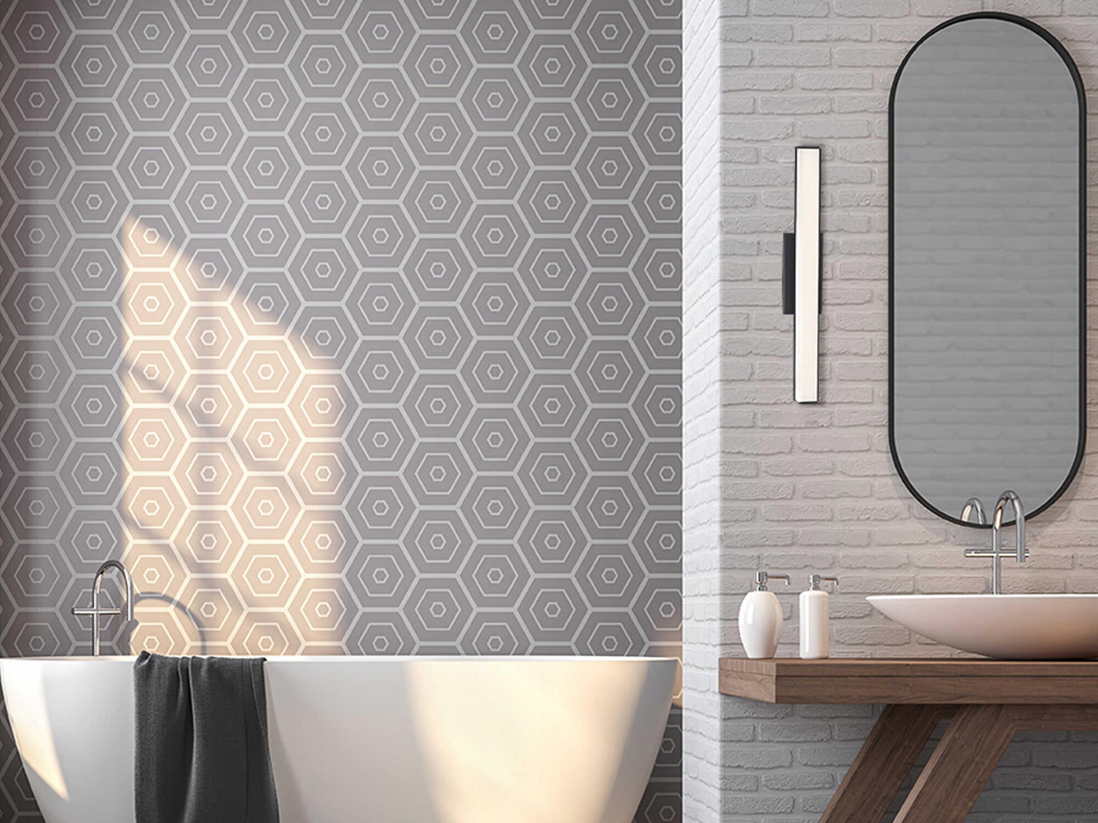 dweLED by WAC Lighting Brink 1-Light Brushed Aluminum Gray Vanity Light