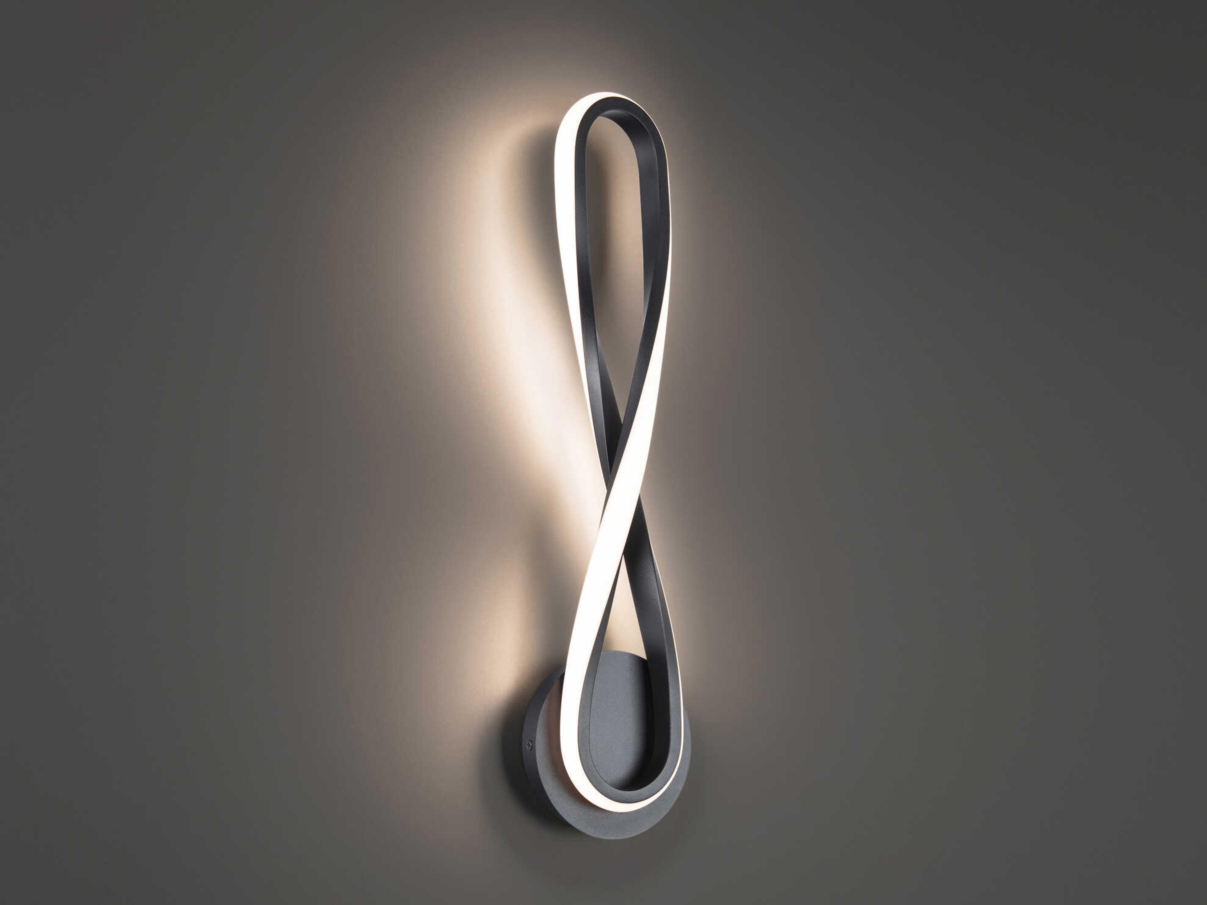 dweLED by WAC Lighting Marise 1-Light Black LED Wall Sconce