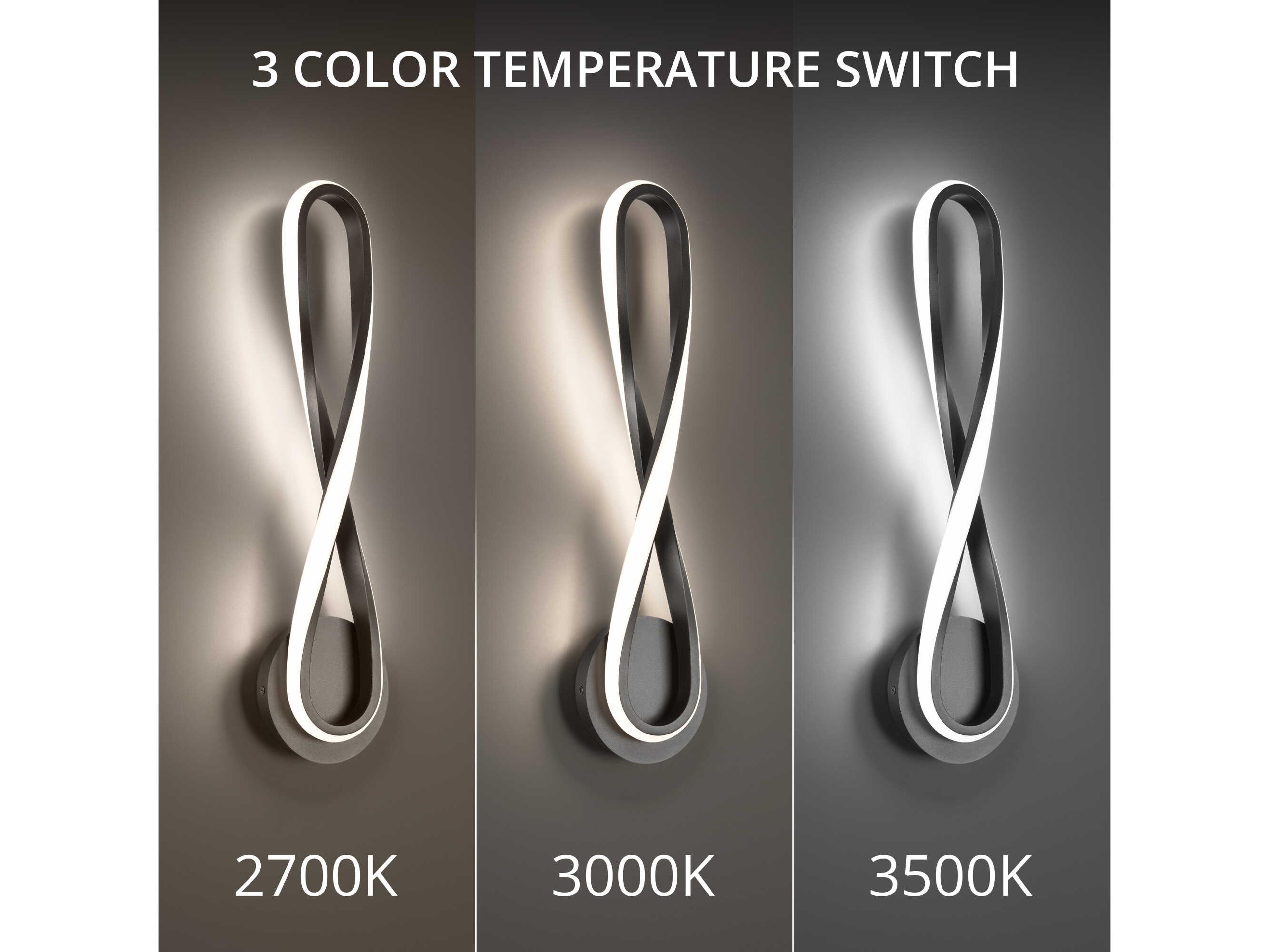 dweLED by WAC Lighting Marise 1-Light Black LED Wall Sconce