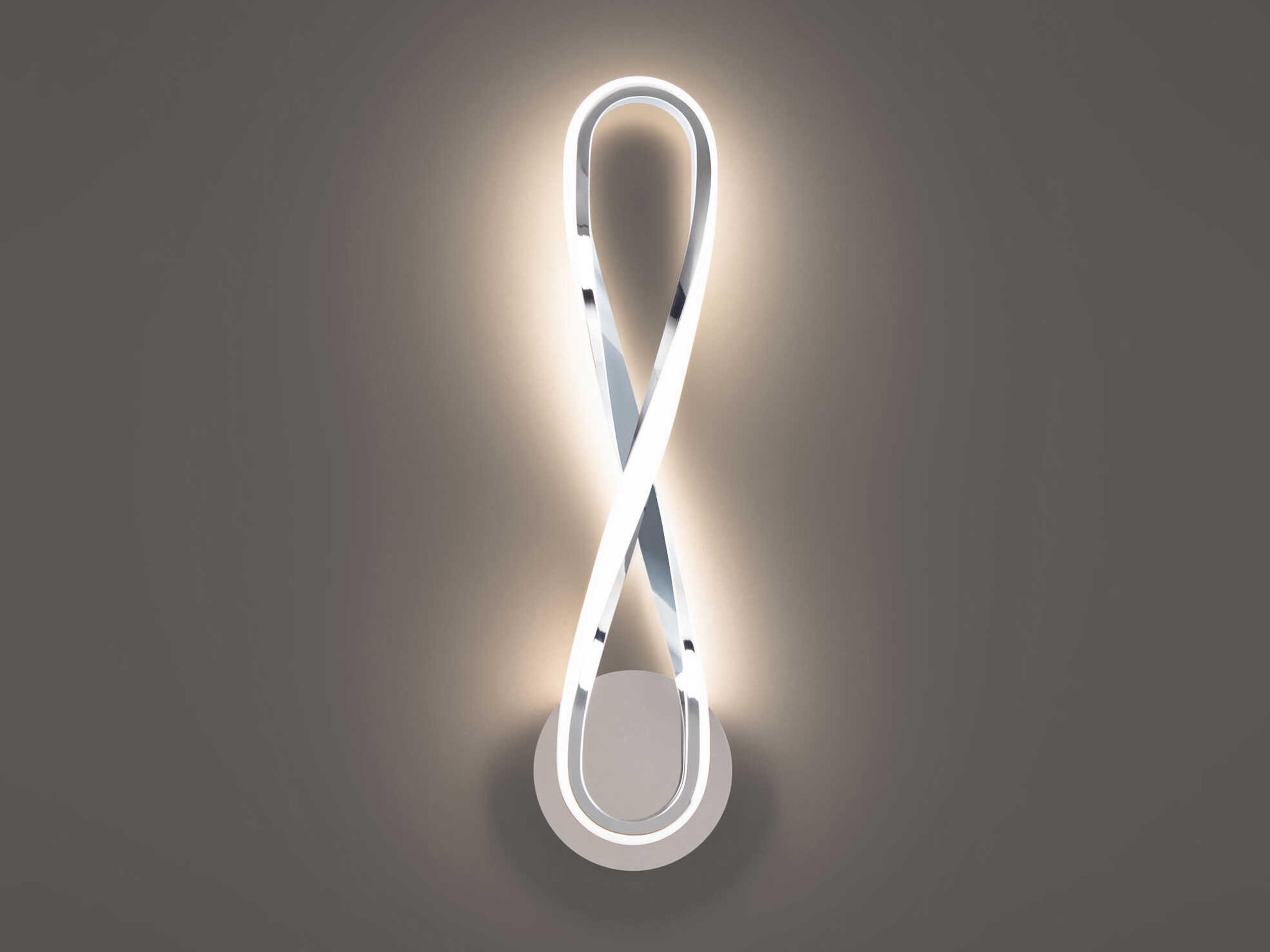 dweLED by WAC Lighting Marise 1-Light Chrome LED Wall Sconce