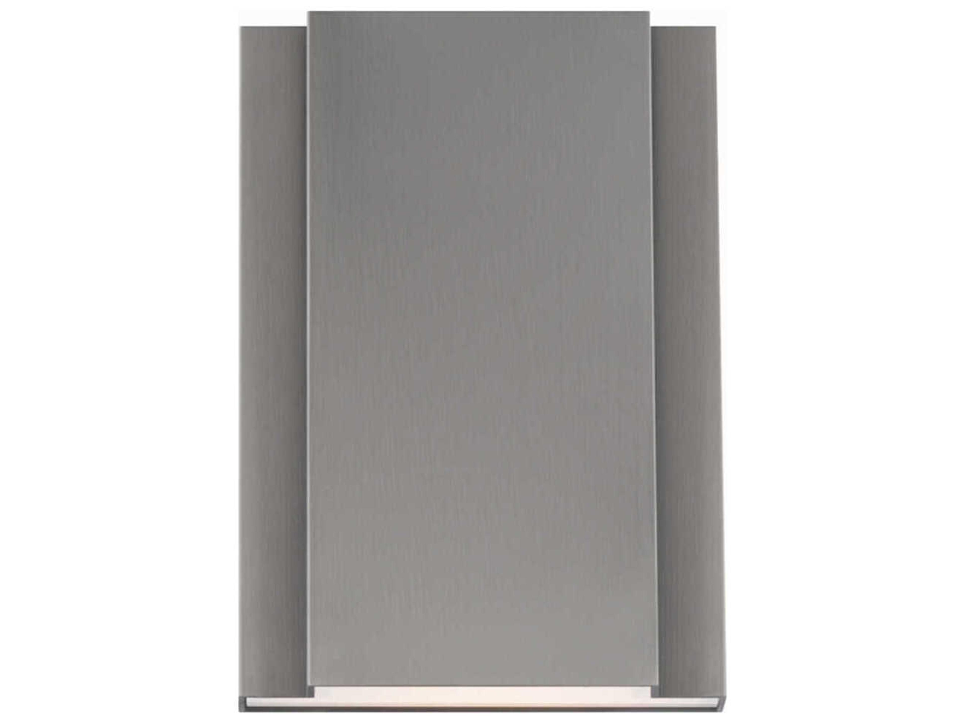 dweLED by WAC Lighting Layne 2-Light Black Glass LED Wall Sconce