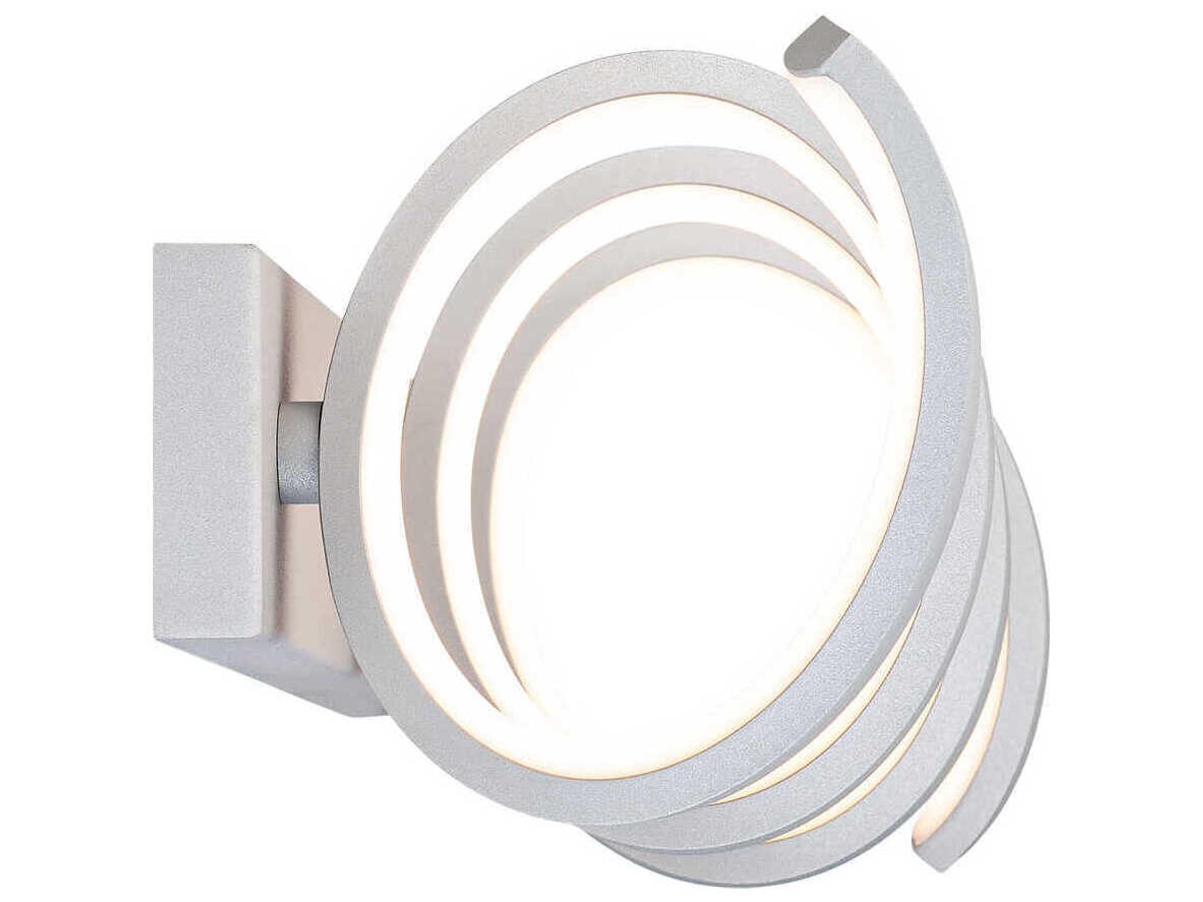 dweLED by WAC Lighting Marques 1-Light Titanium Silver LED Vanity Light