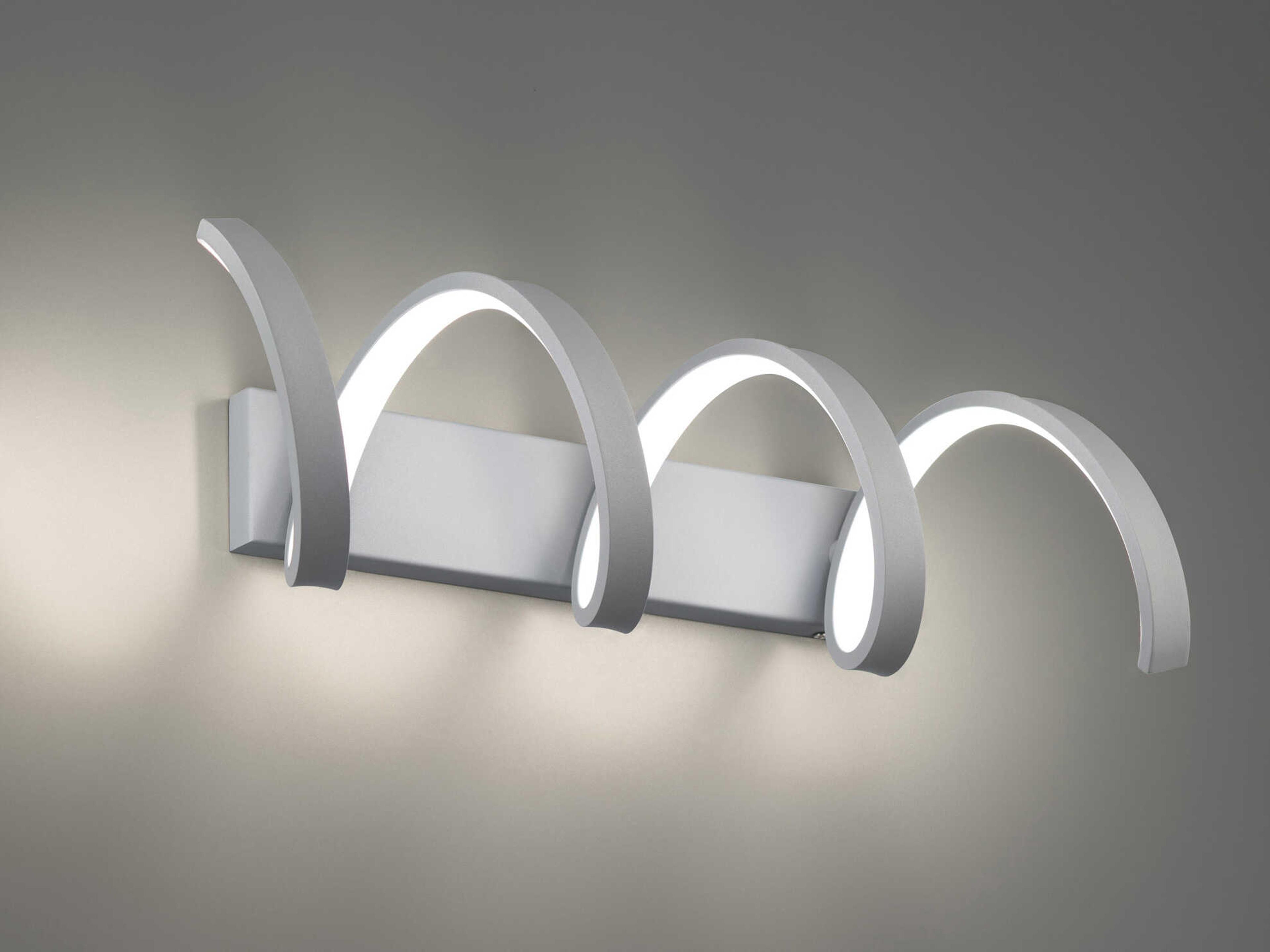 dweLED by WAC Lighting Marques 1-Light Titanium Silver LED Vanity Light