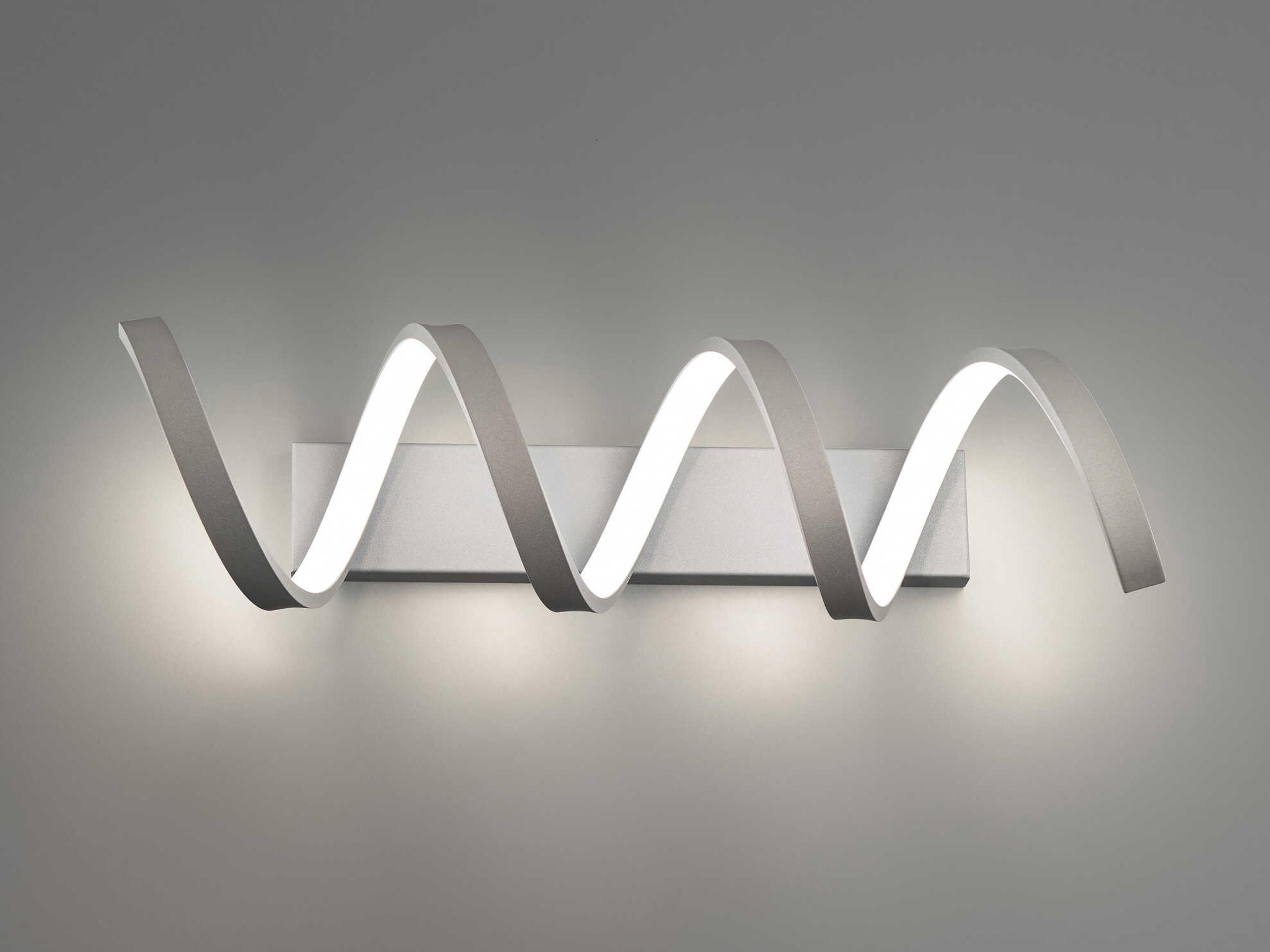 dweLED by WAC Lighting Marques 1-Light Titanium Silver LED Vanity Light