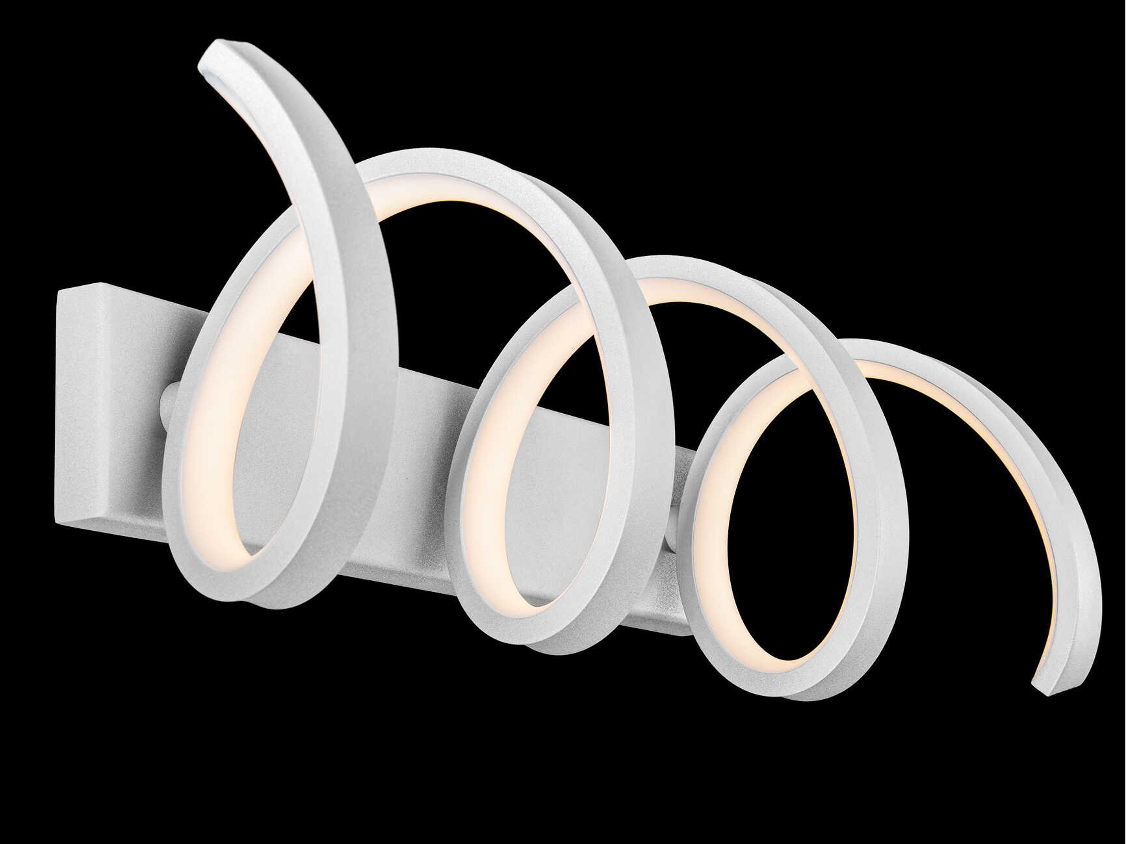 dweLED by WAC Lighting Marques 1-Light Titanium Silver LED Vanity Light