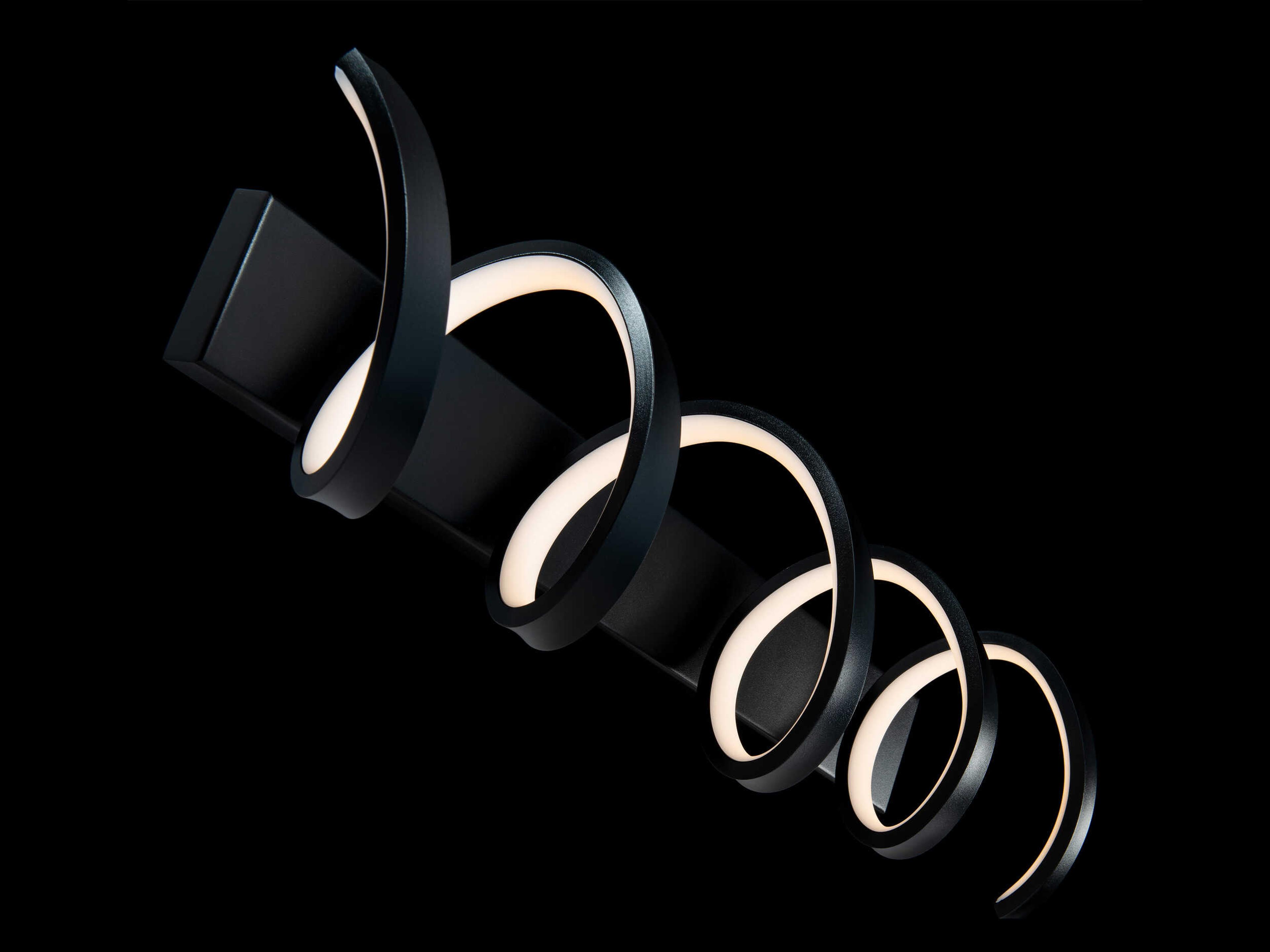 dweLED by WAC Lighting Marques 1-Light Black LED Vanity Light