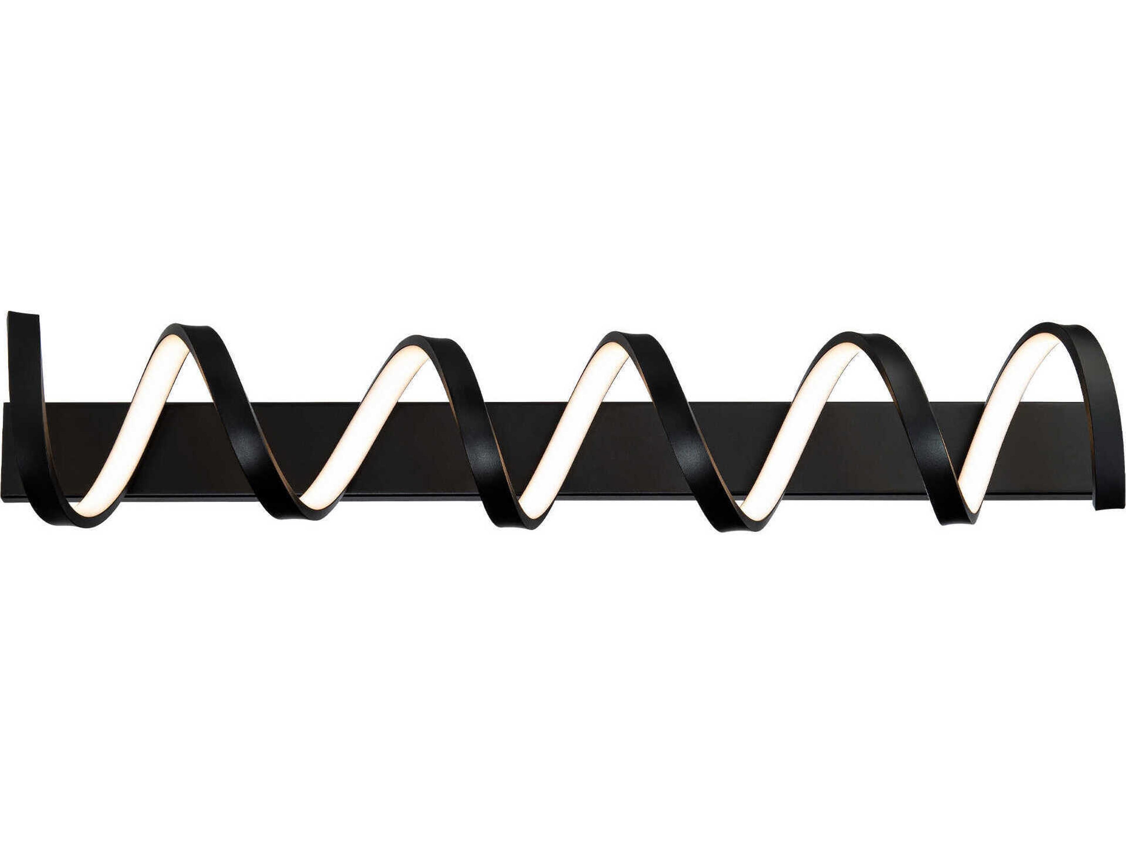 dweLED by WAC Lighting Marques 1-Light Black LED Vanity Light