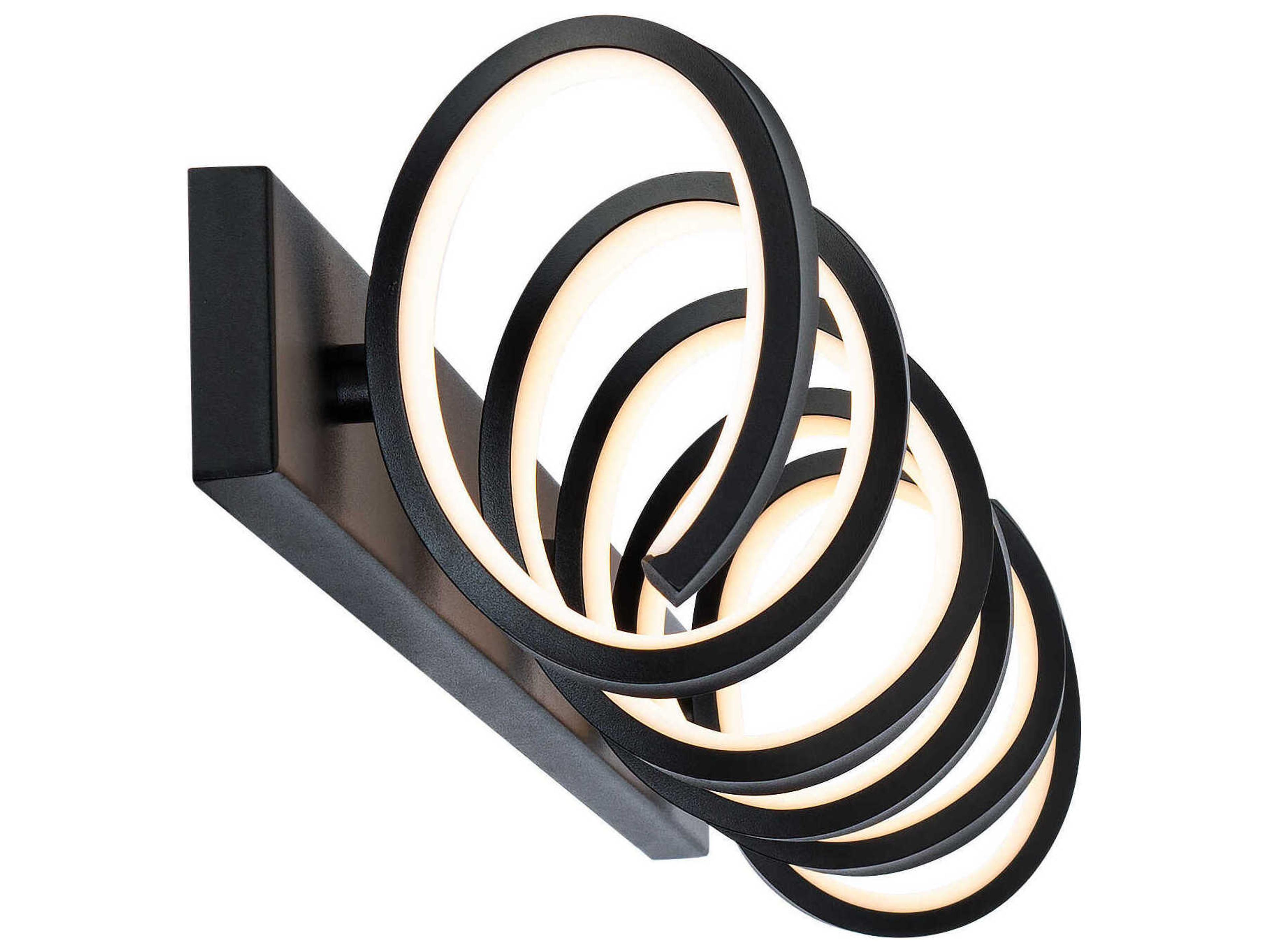 dweLED by WAC Lighting Marques 1-Light Black LED Vanity Light