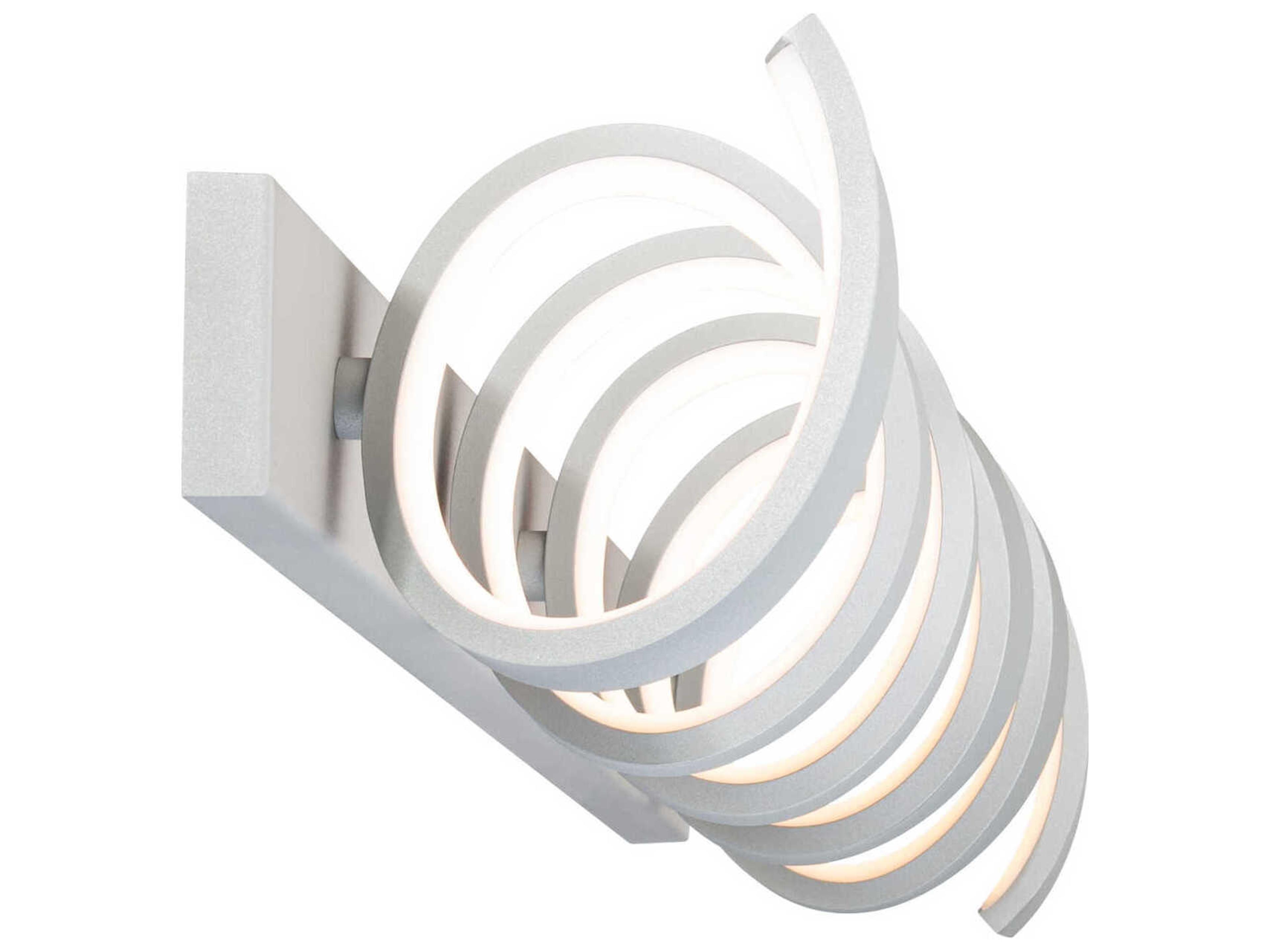 dweLED by WAC Lighting Marques 1-Light Titanium Silver LED Vanity Light