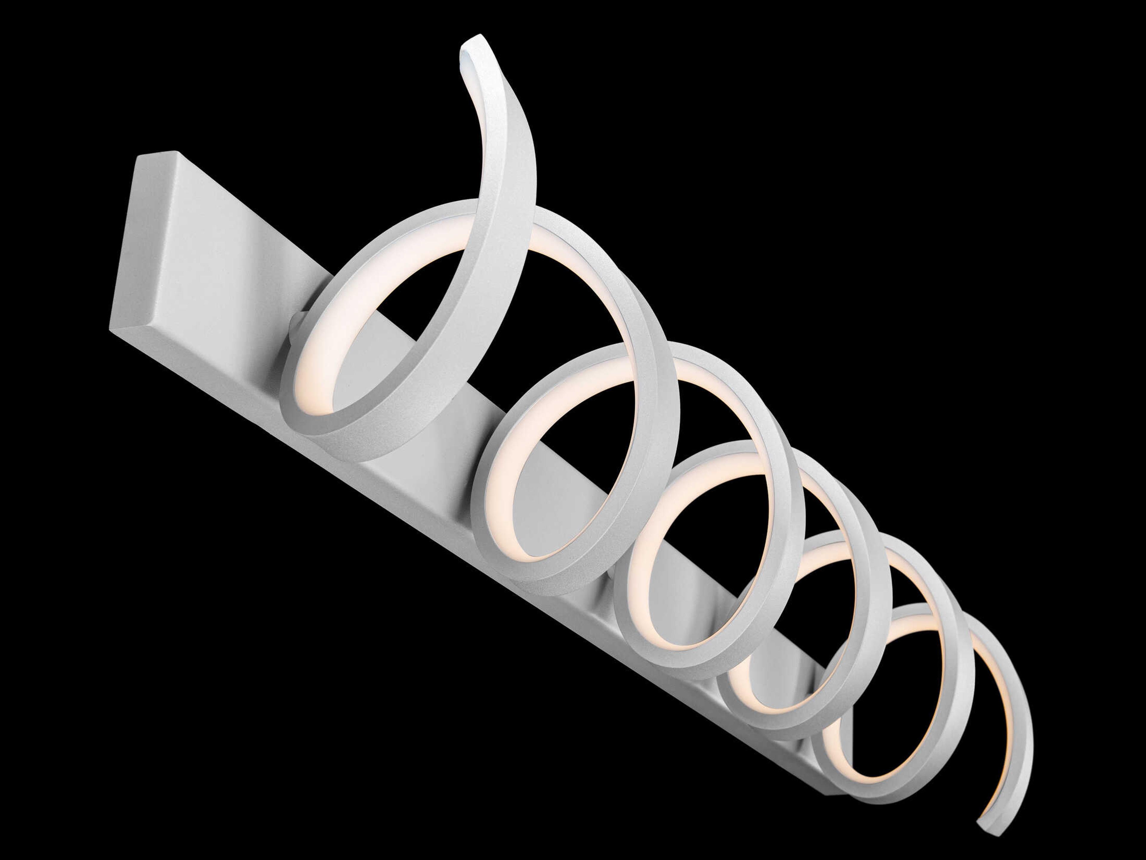 dweLED by WAC Lighting Marques 1-Light Titanium Silver LED Vanity Light