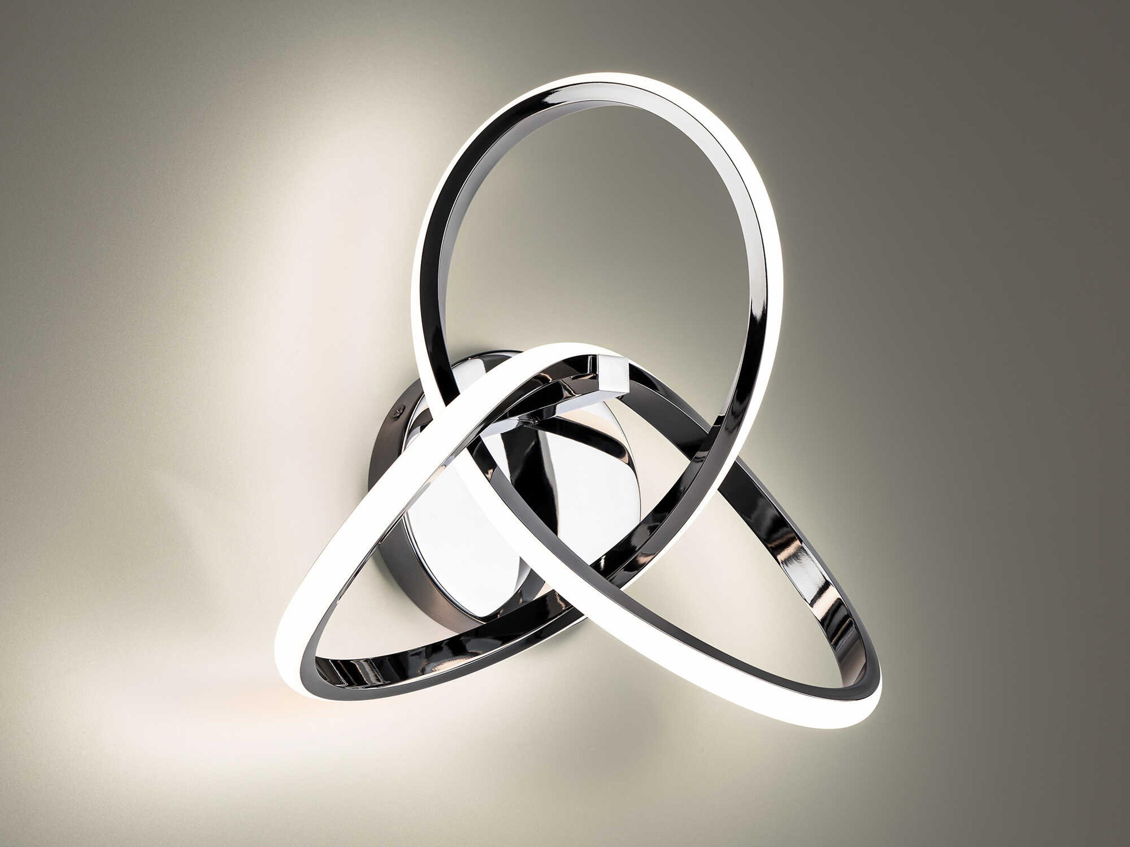 dweLED by WAC Lighting Vornado 1-Light Chrome Wall Sconce