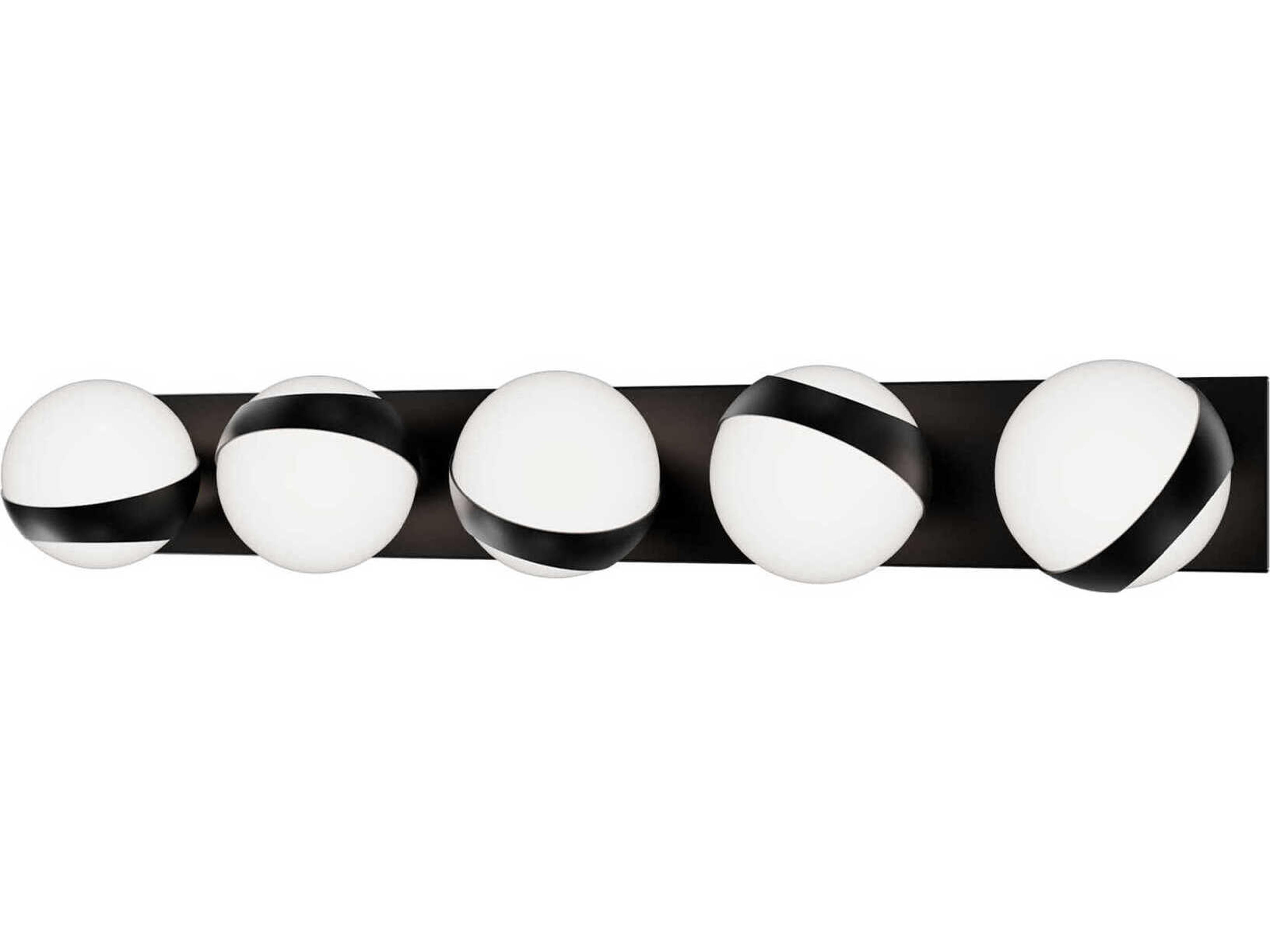 Tripoli 5-Light Black Vanity Light