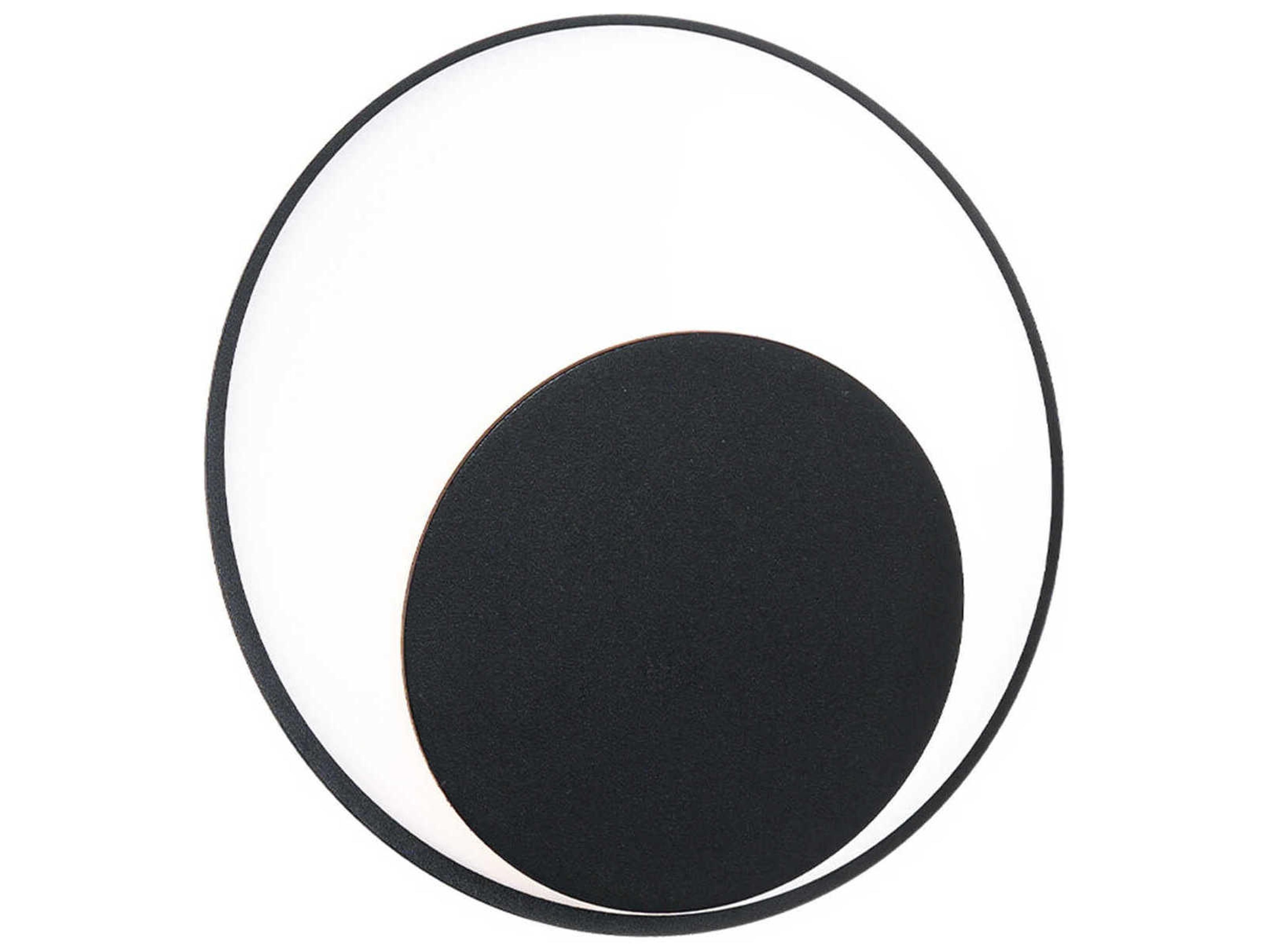 Ogle 1-Light Black Wall Sconce