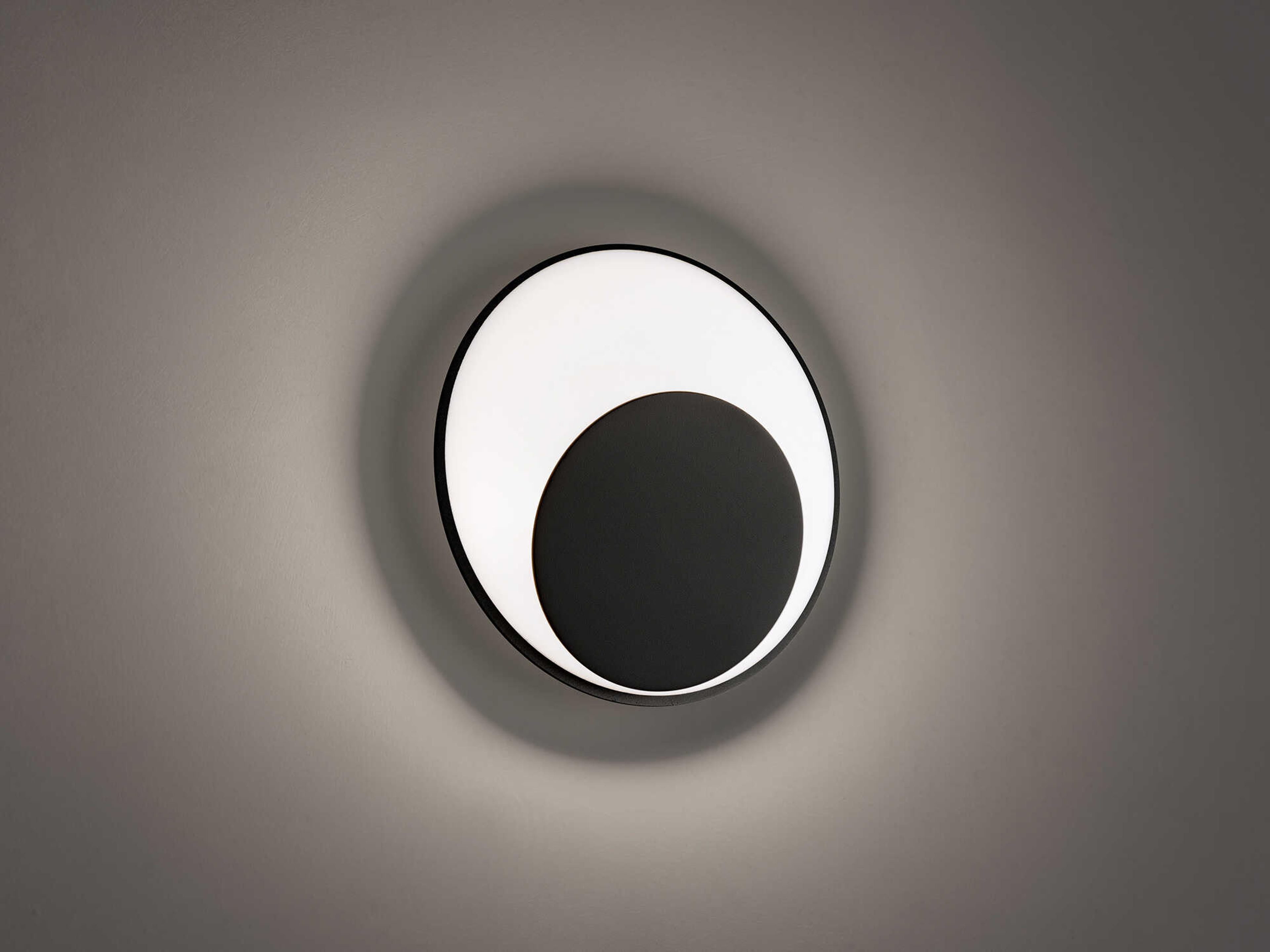 dweLED by WAC Lighting Ogle 1-Light Black Wall Sconce