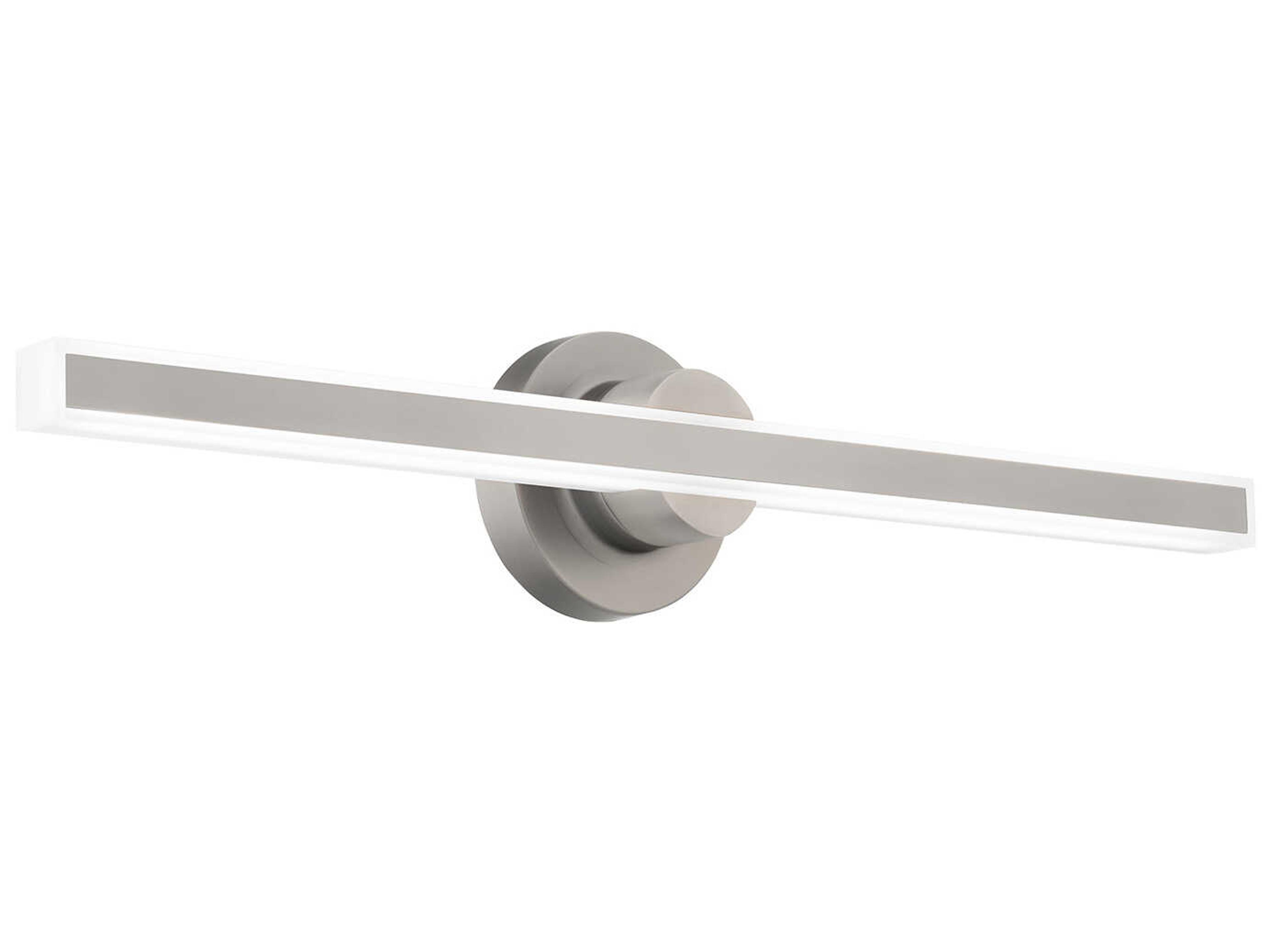 Bastone 1-Light Brushed Nickel Vanity Light