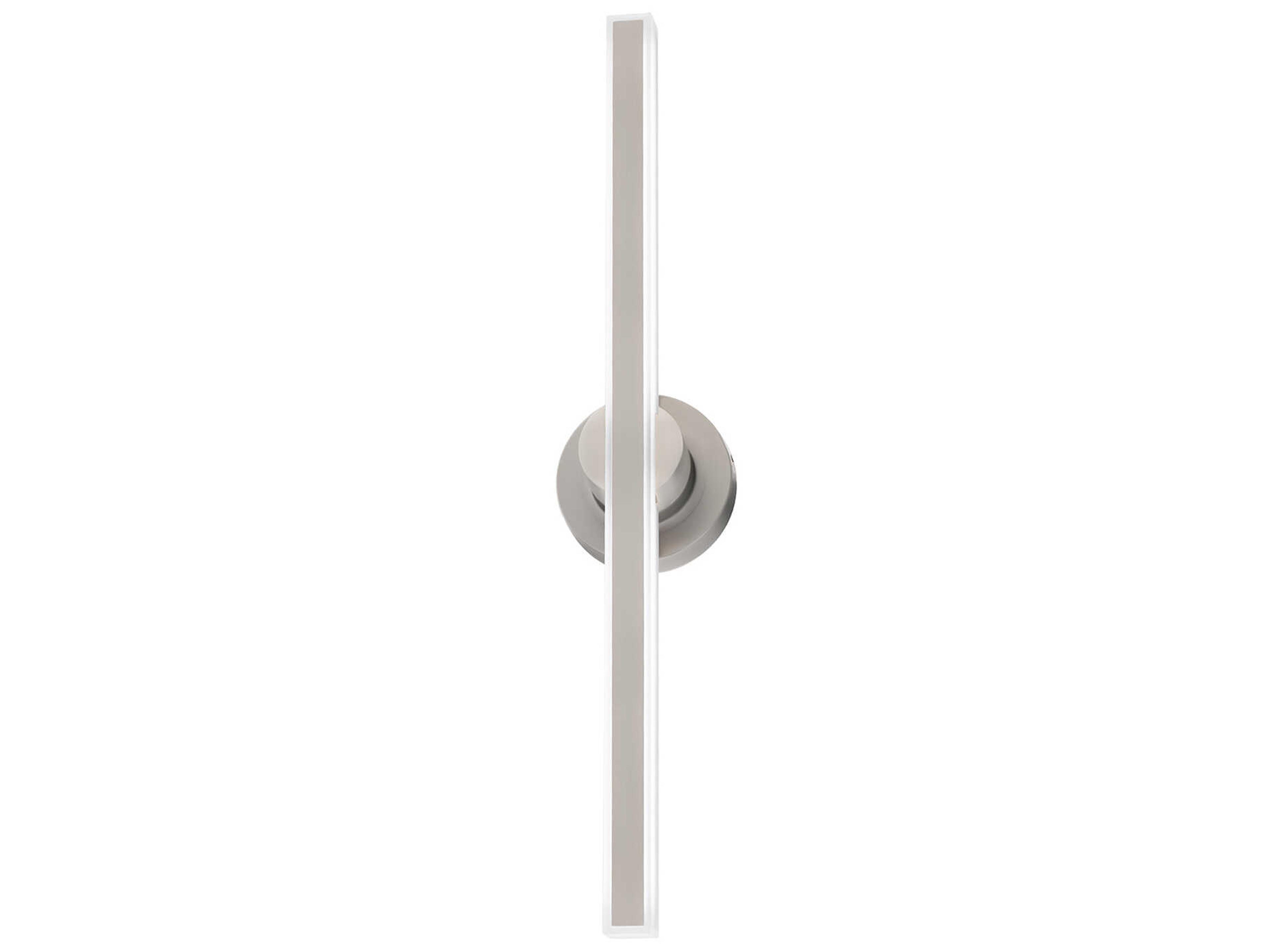 dweLED by WAC Lighting Bastone 1-Light Brushed Nickel Vanity Light