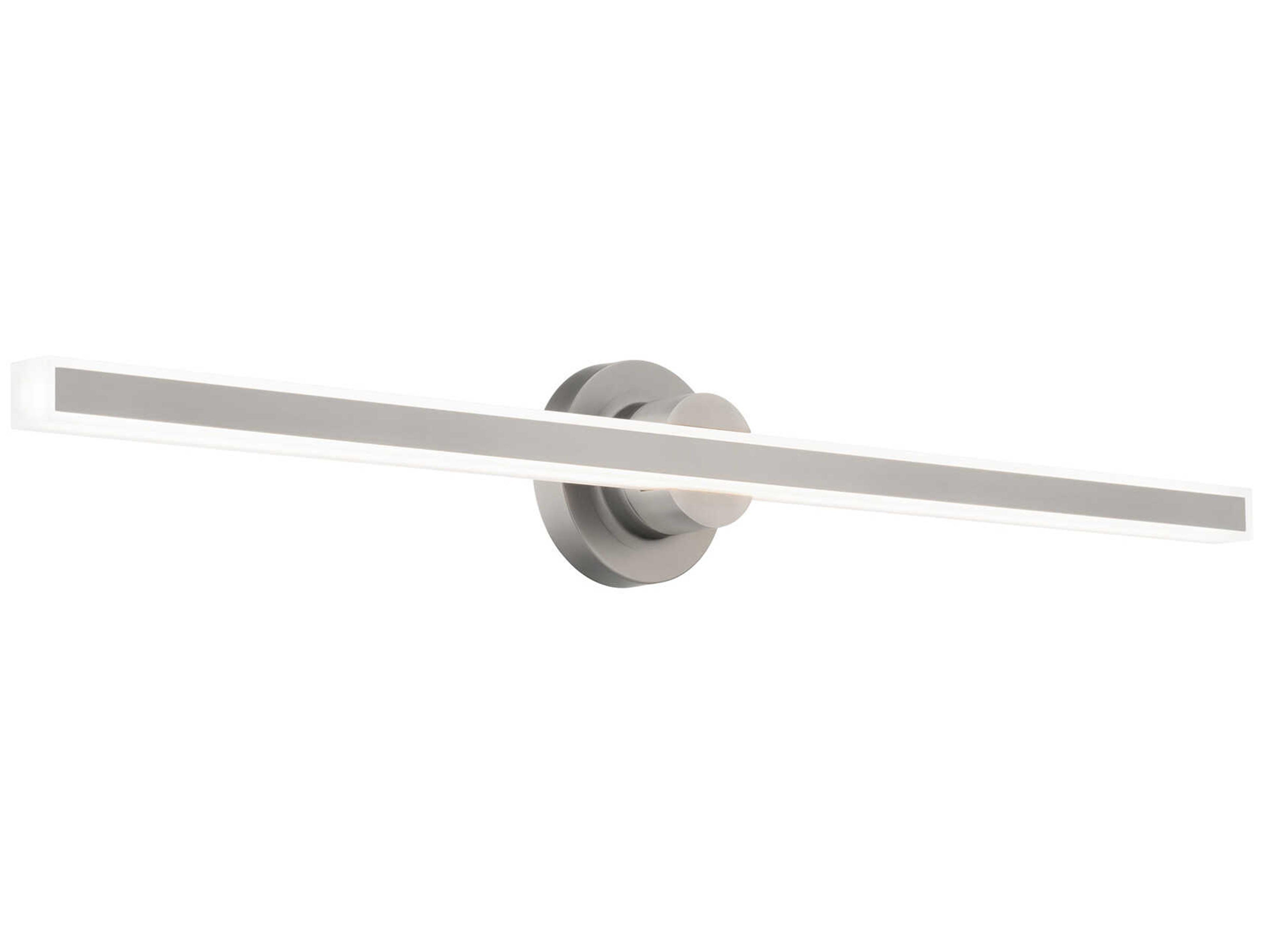 Bastone 1-Light Brushed Nickel Vanity Light