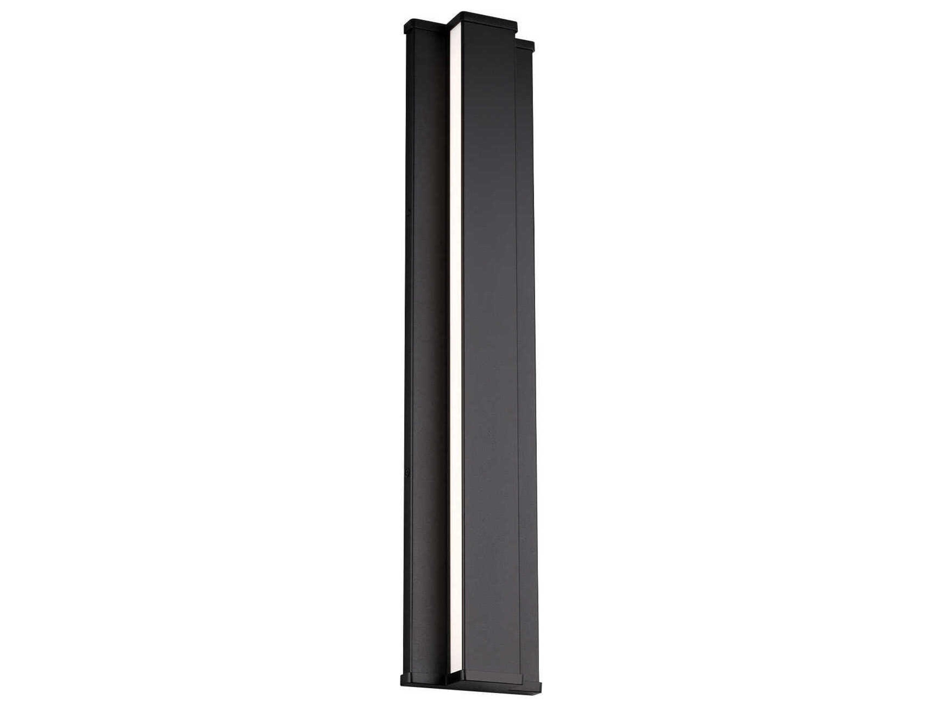 dweLED Revels Outdoor LED Wall Light Modern Black 24 Inch