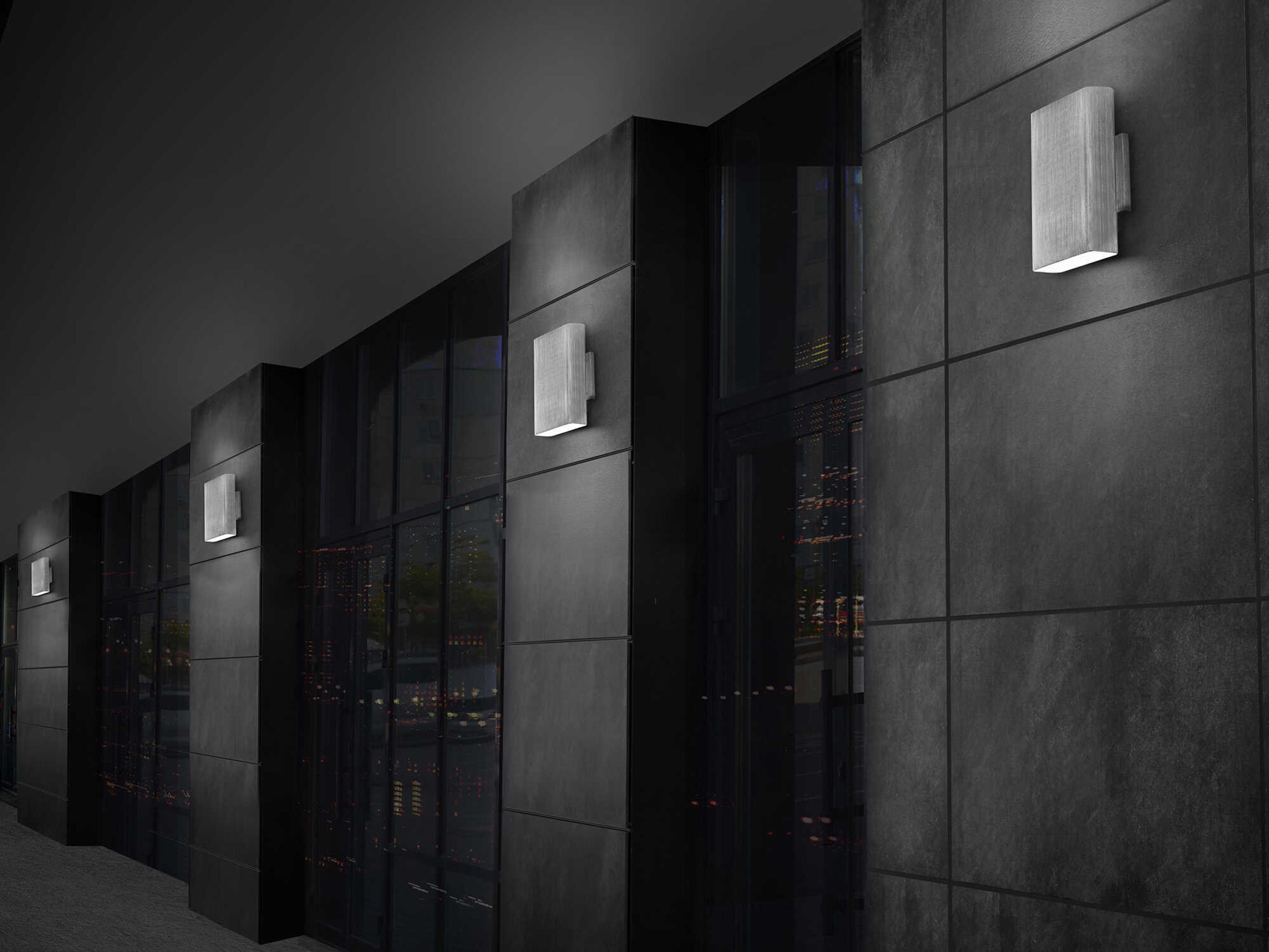 dweLED by WAC Lighting Edgey 2 - Light Outdoor Wall Light