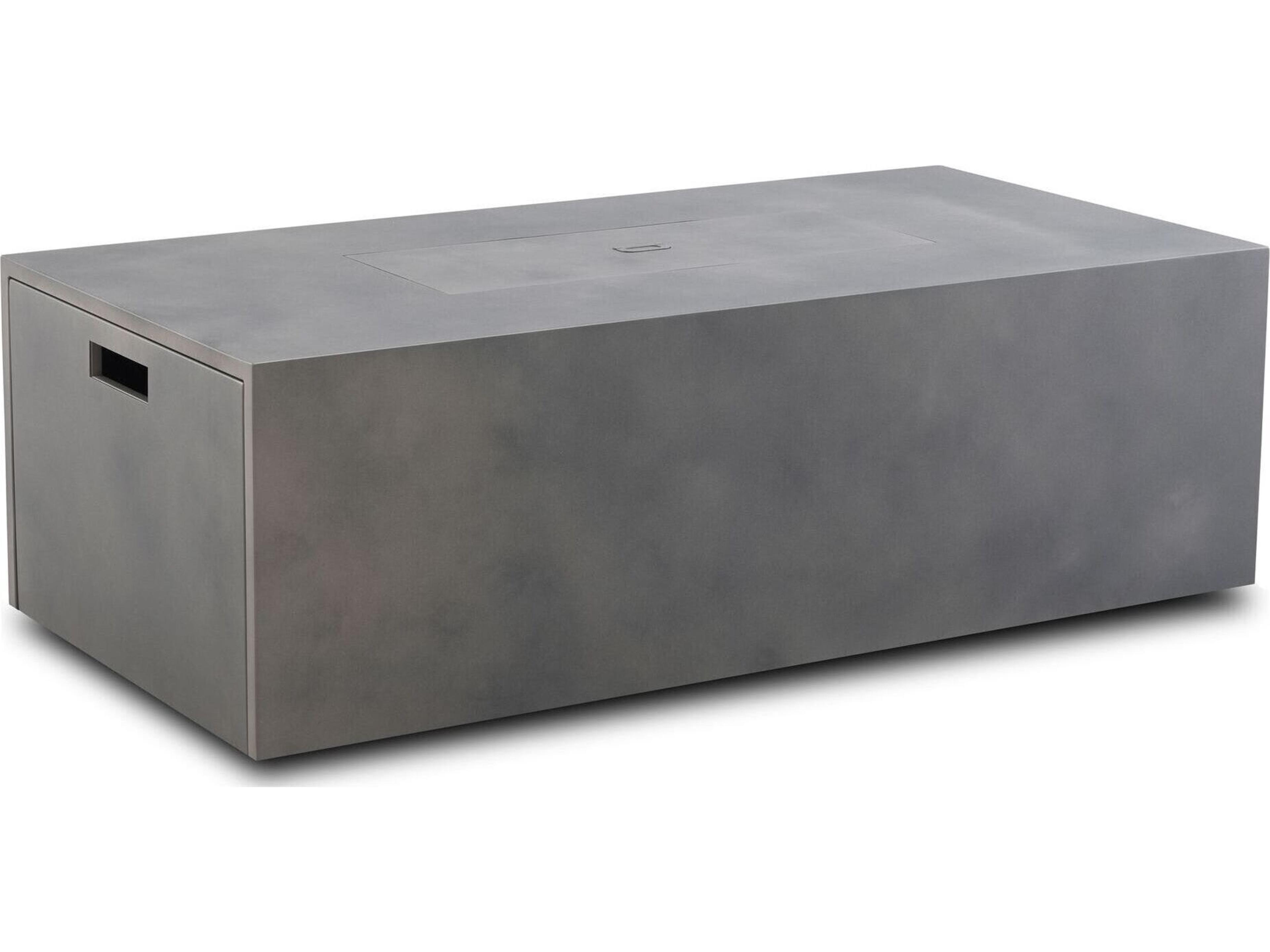 Ebel Bellino Aluminum 60" x 30" Fire Pit with Lid