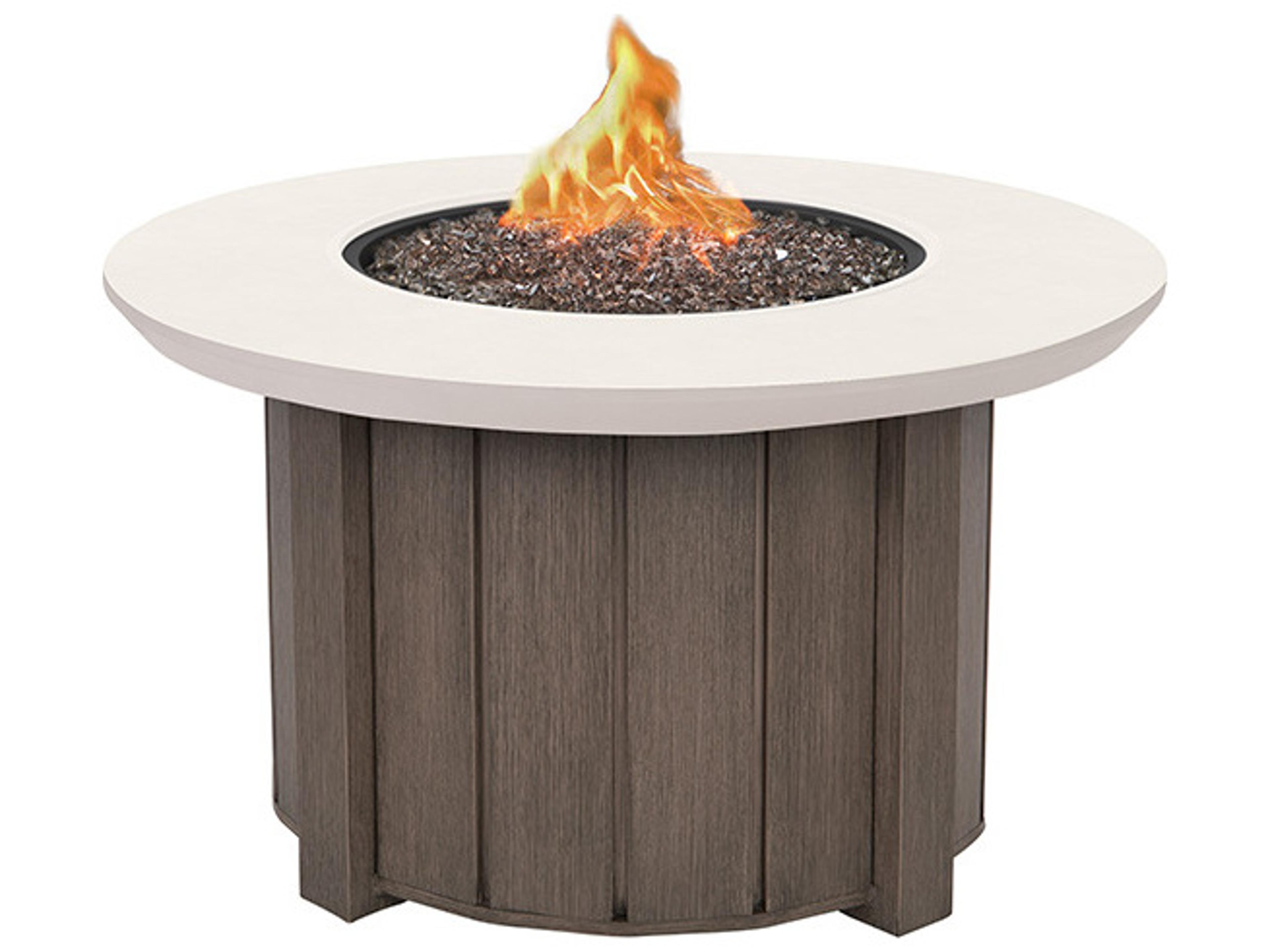 Bellino Aluminum Round Fire Pit Top with Lid