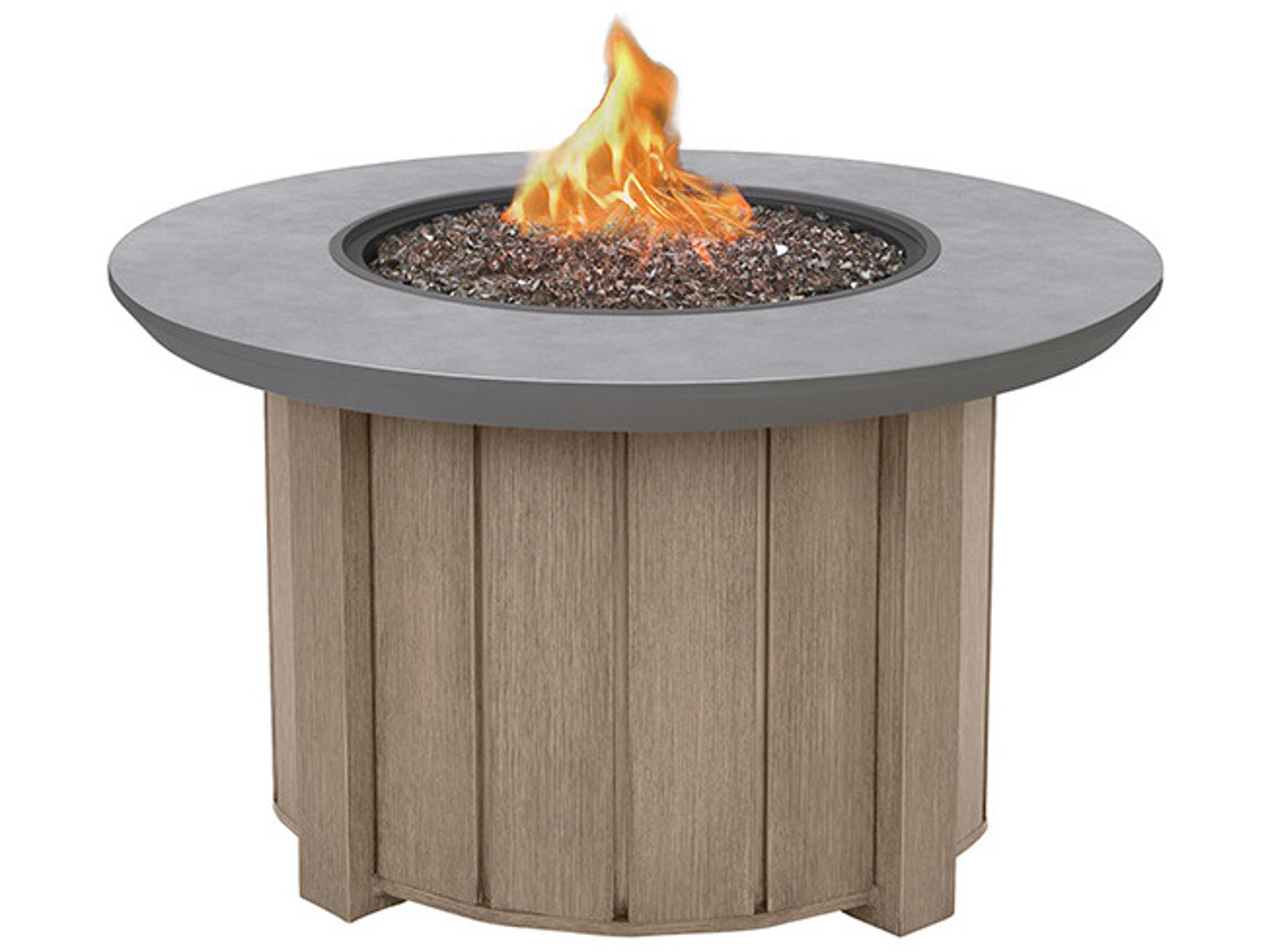 Ebel Bellino Aluminum Round Fire Pit Top with Lid
