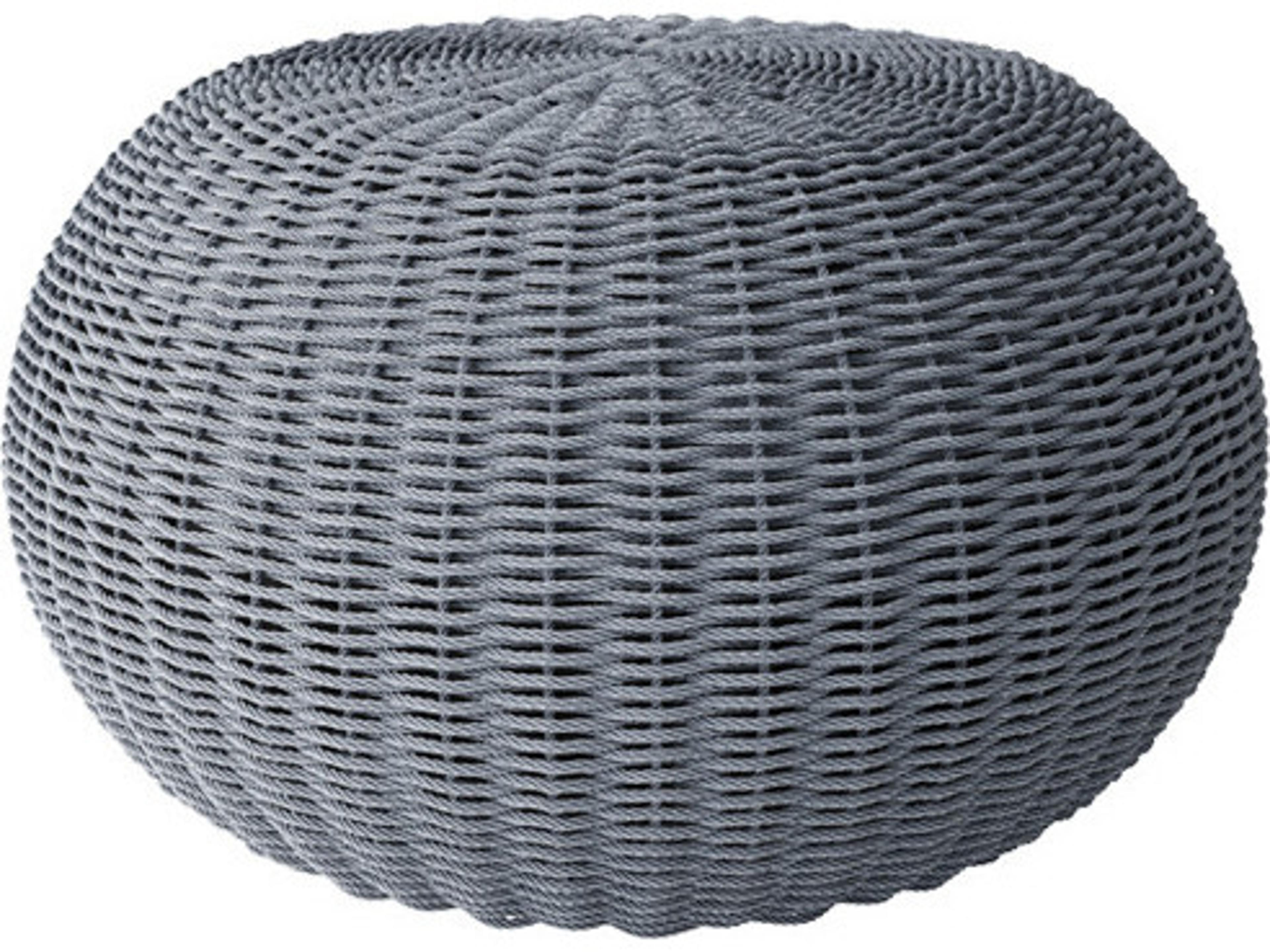 Ebel Cloud Woven Large Pouf