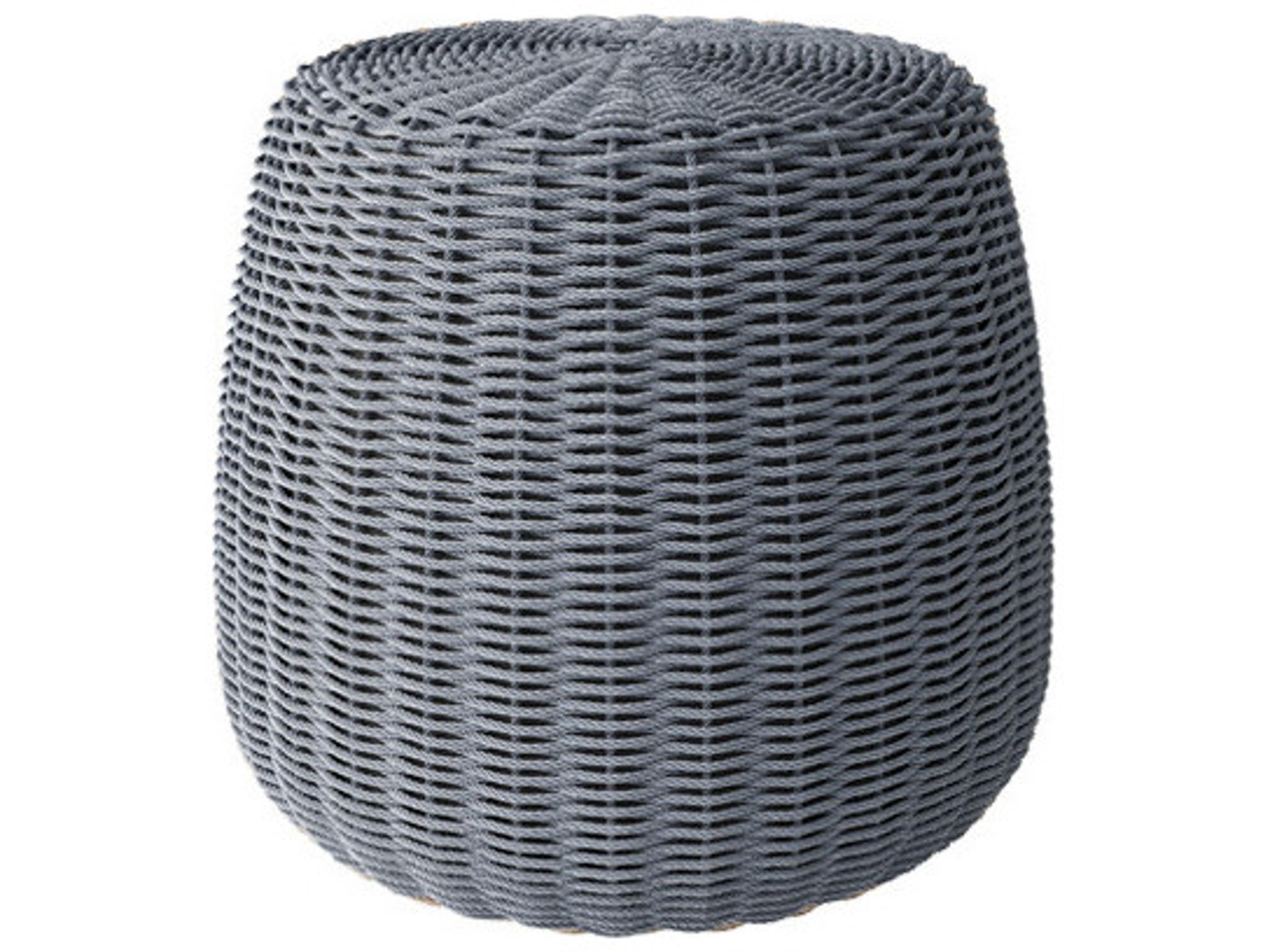 Ebel Cloud Woven Small Pouf