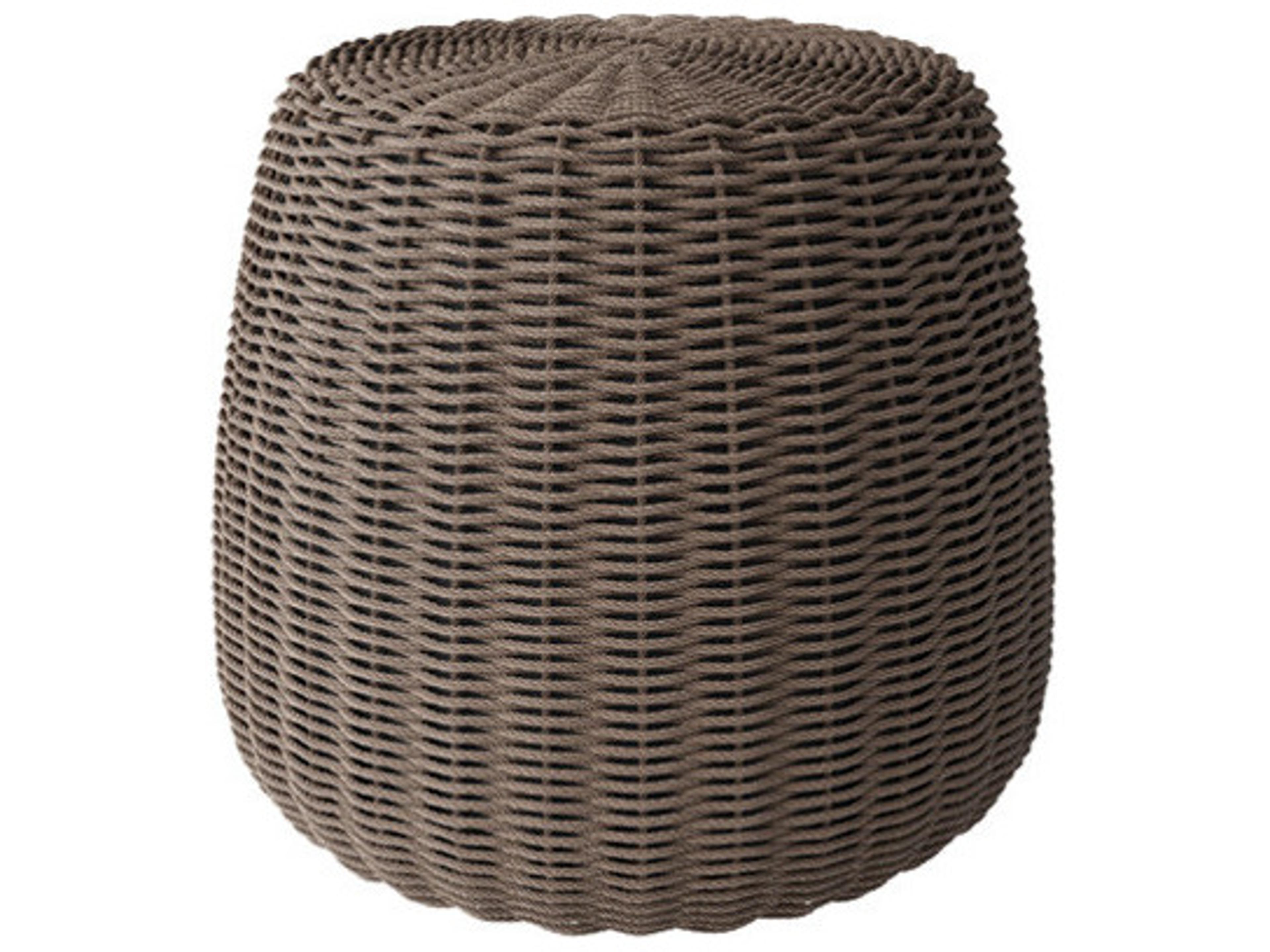 Ebel Cloud Woven Small Pouf