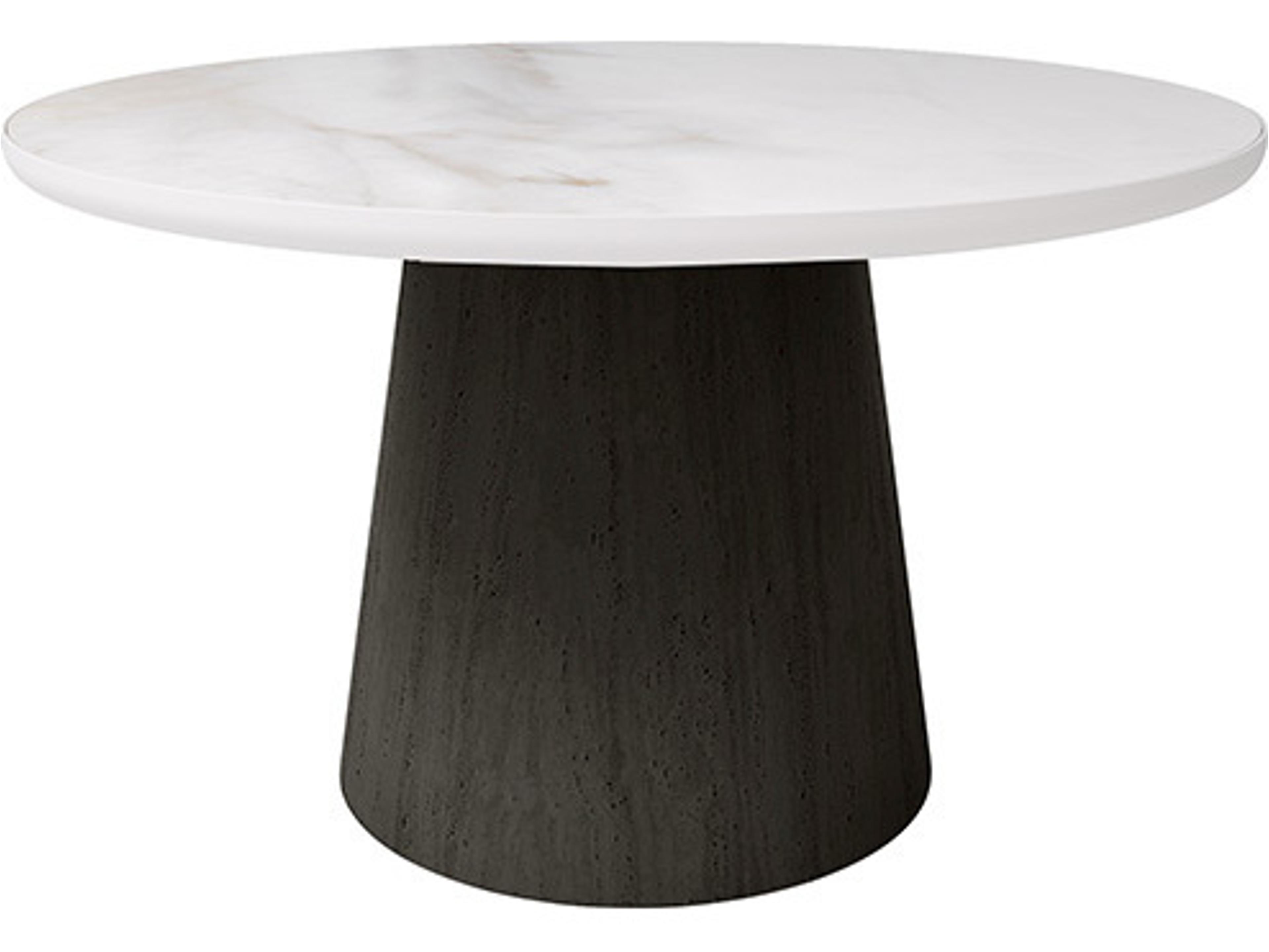 Ebel Pompano Stone Round Dining Table Base