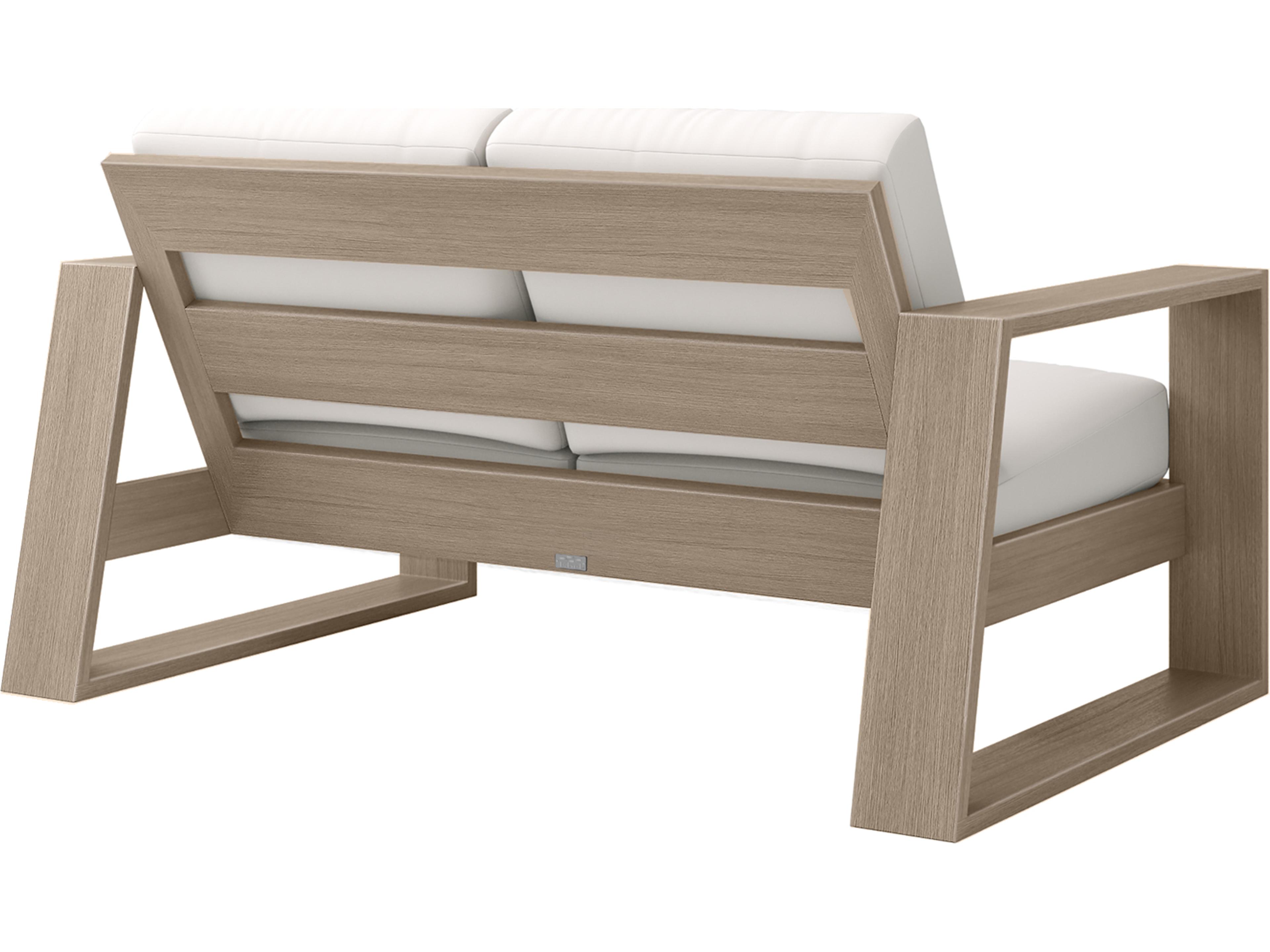 Ebel Novara Aluminum Outdoor Patio Loveseat