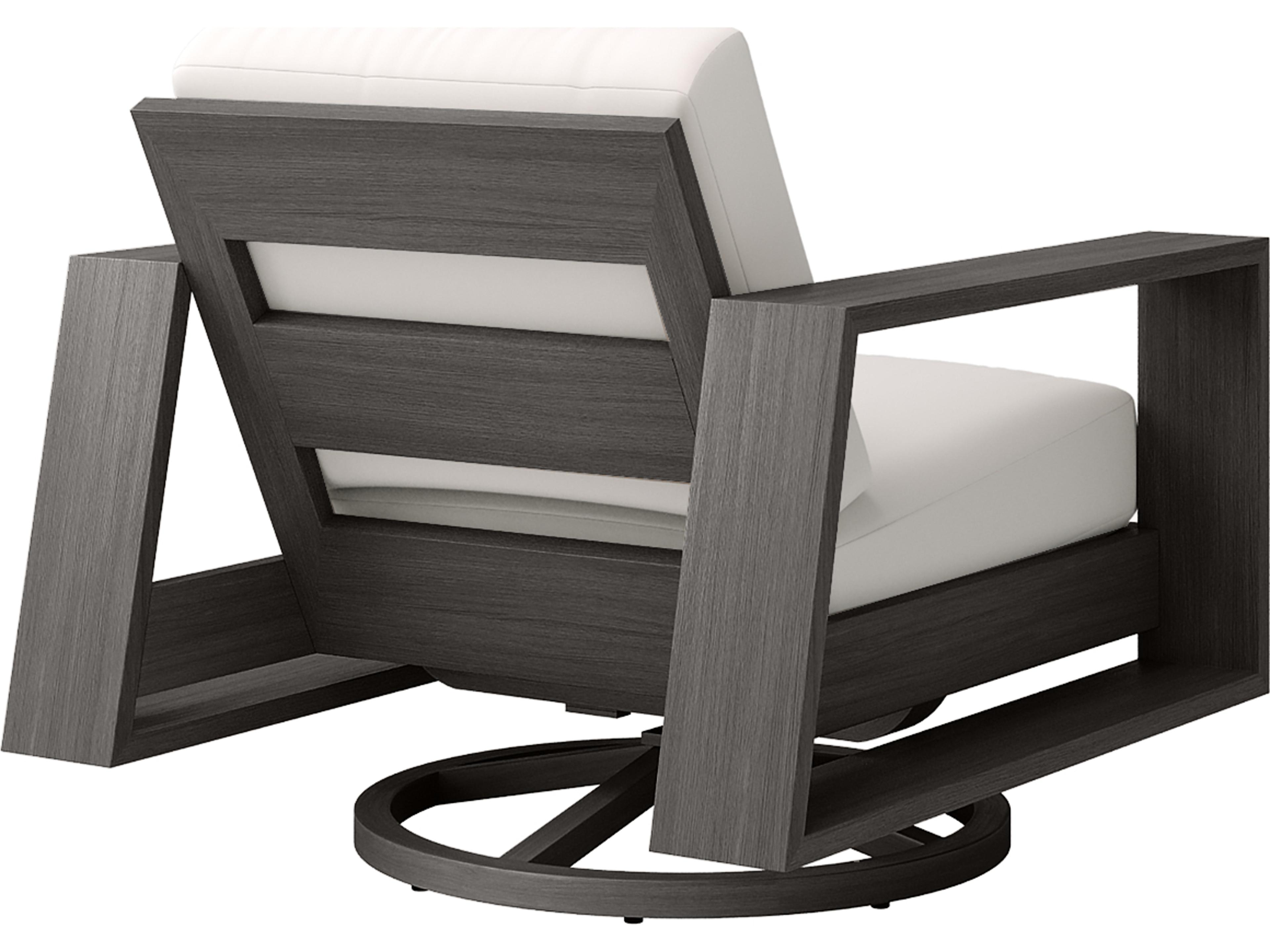 Ebel Novara Aluminum Swivel Rocker Outdoor Patio Lounge Chair