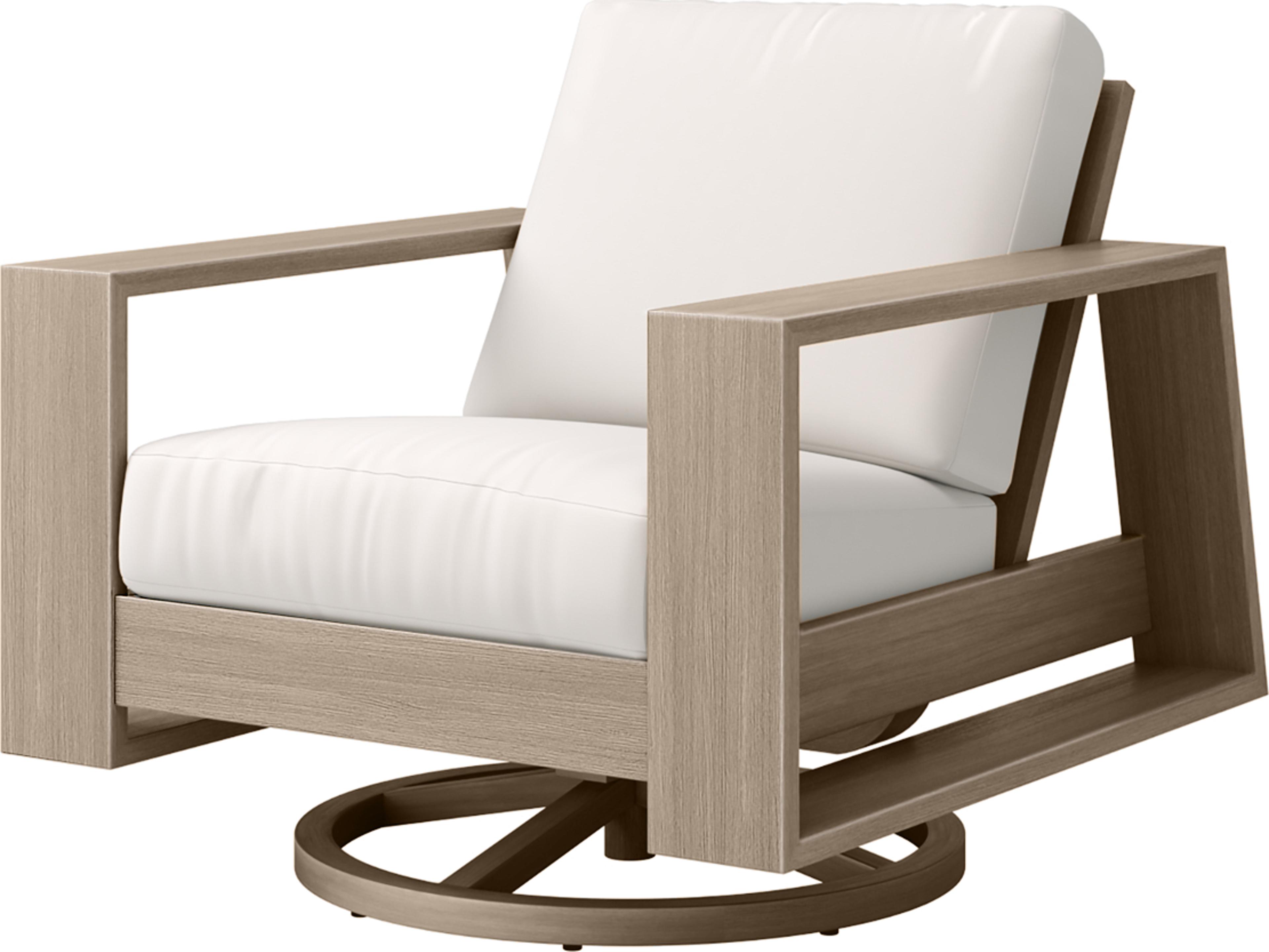 Ebel Novara Aluminum Swivel Rocker Outdoor Patio Lounge Chair