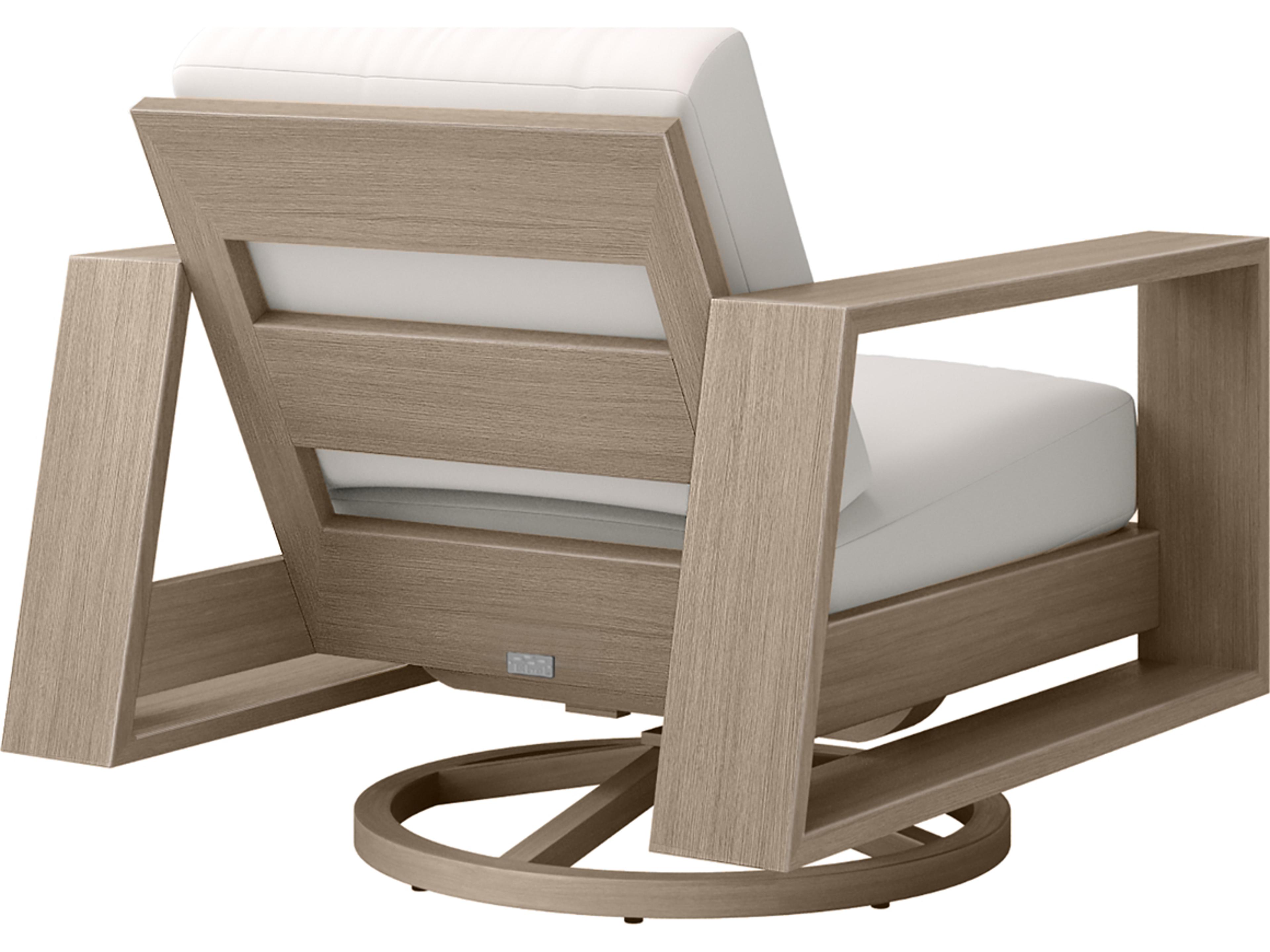 Ebel Novara Aluminum Swivel Rocker Outdoor Patio Lounge Chair