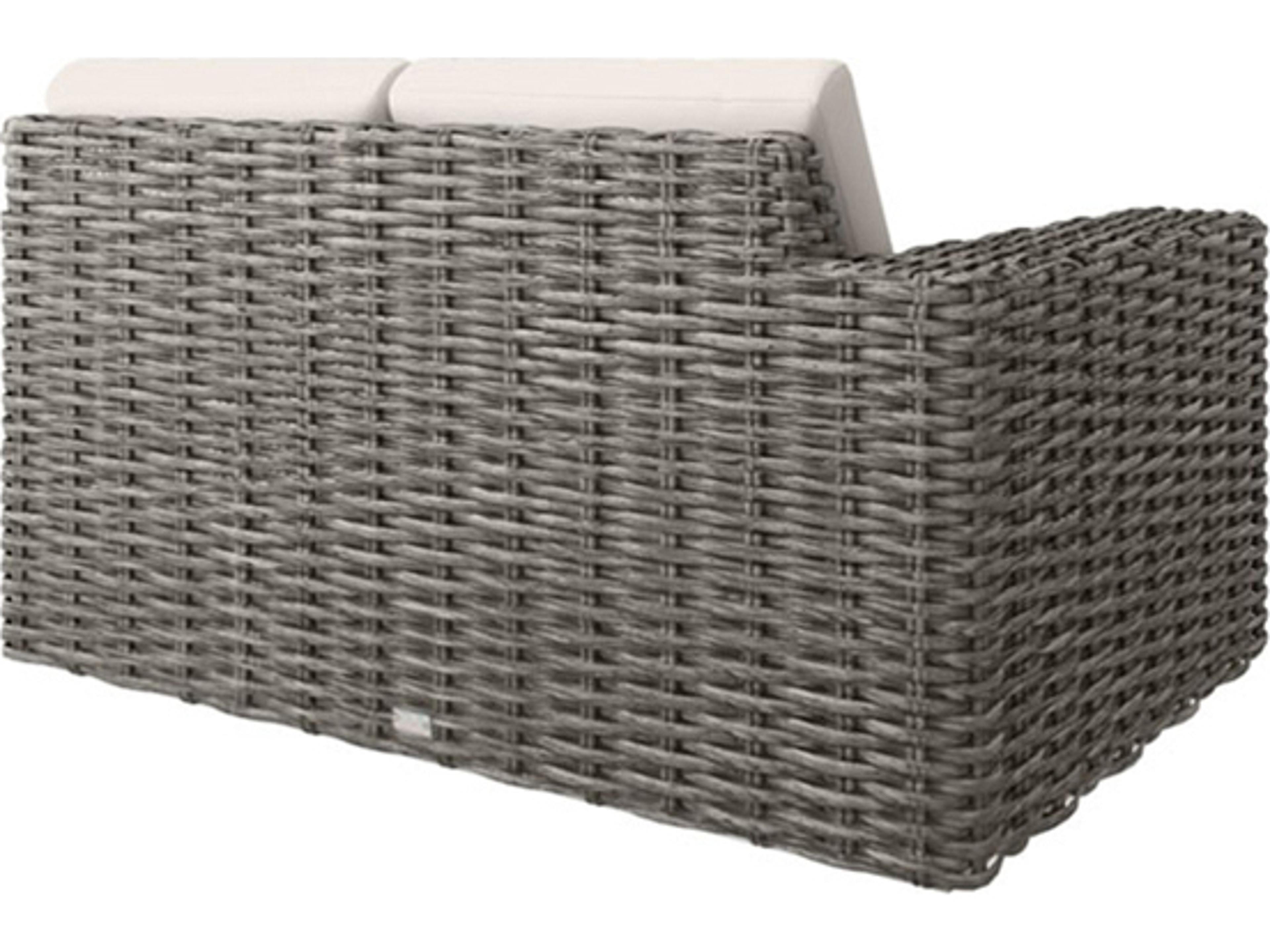 Ebel Mia Cushion Wicker Right Arm Loveseat