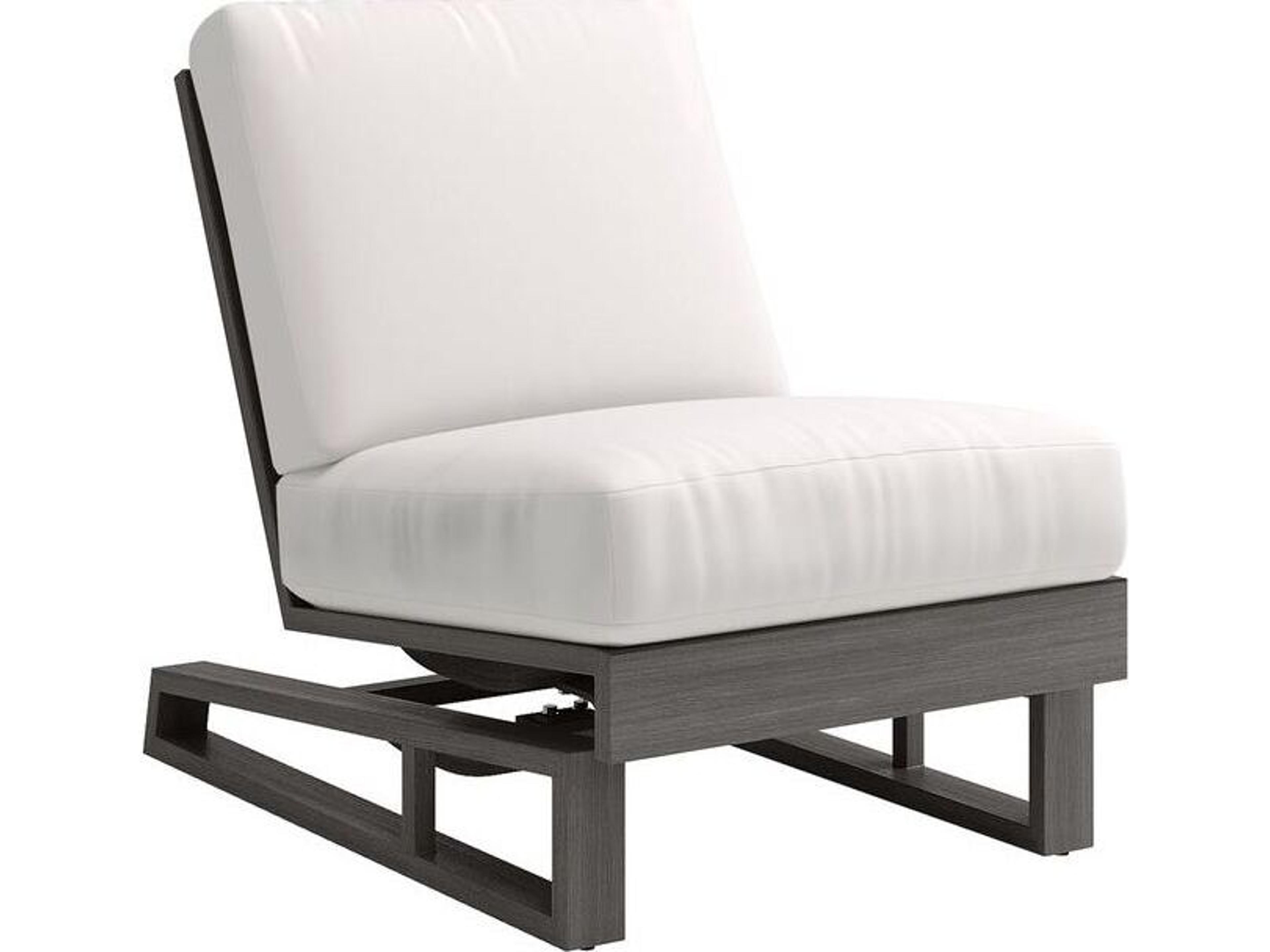 Ebel Novara Aluminum Patio Center Chair Rocking Section