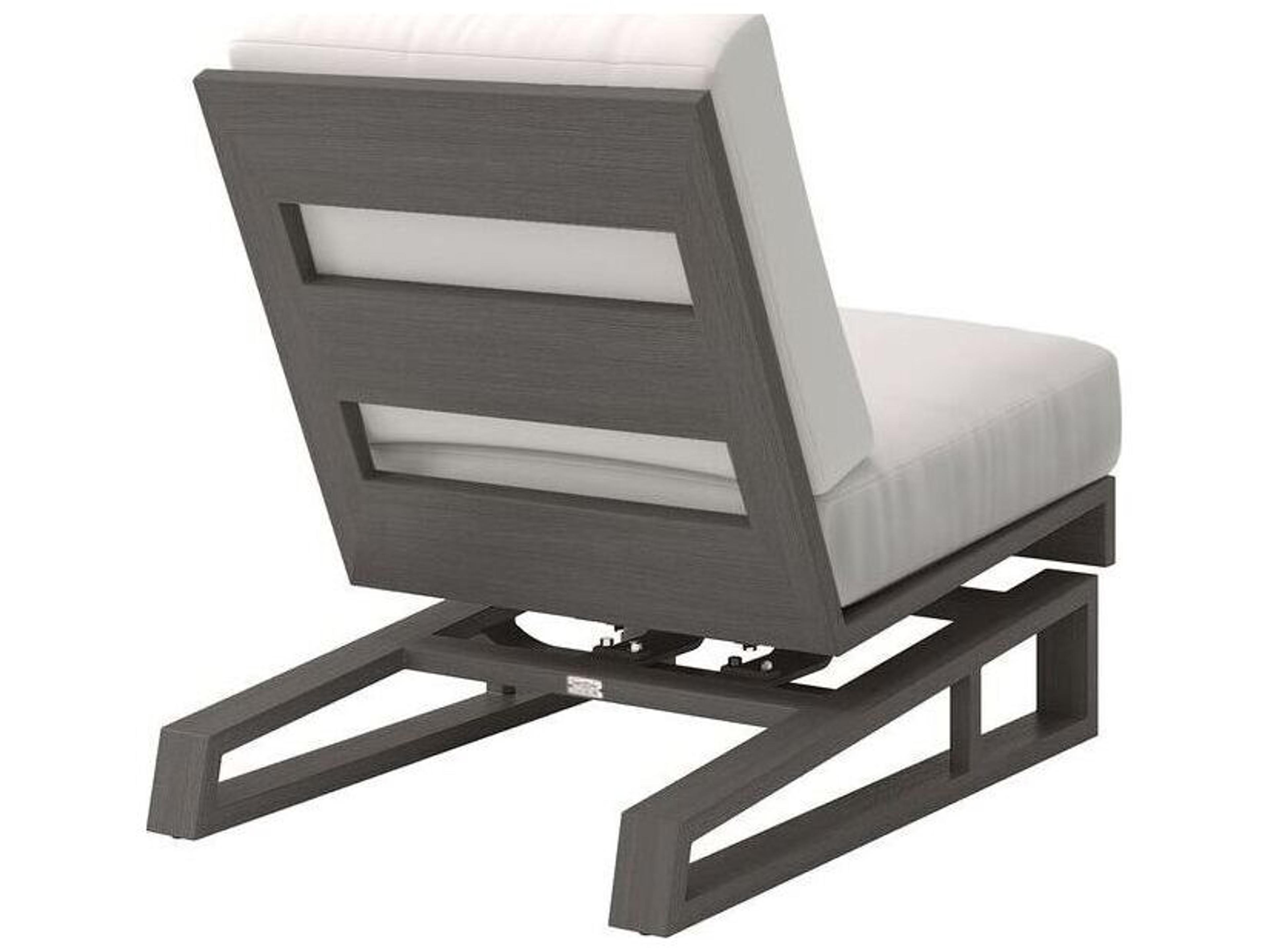 Ebel Novara Aluminum Patio Center Chair Rocking Section