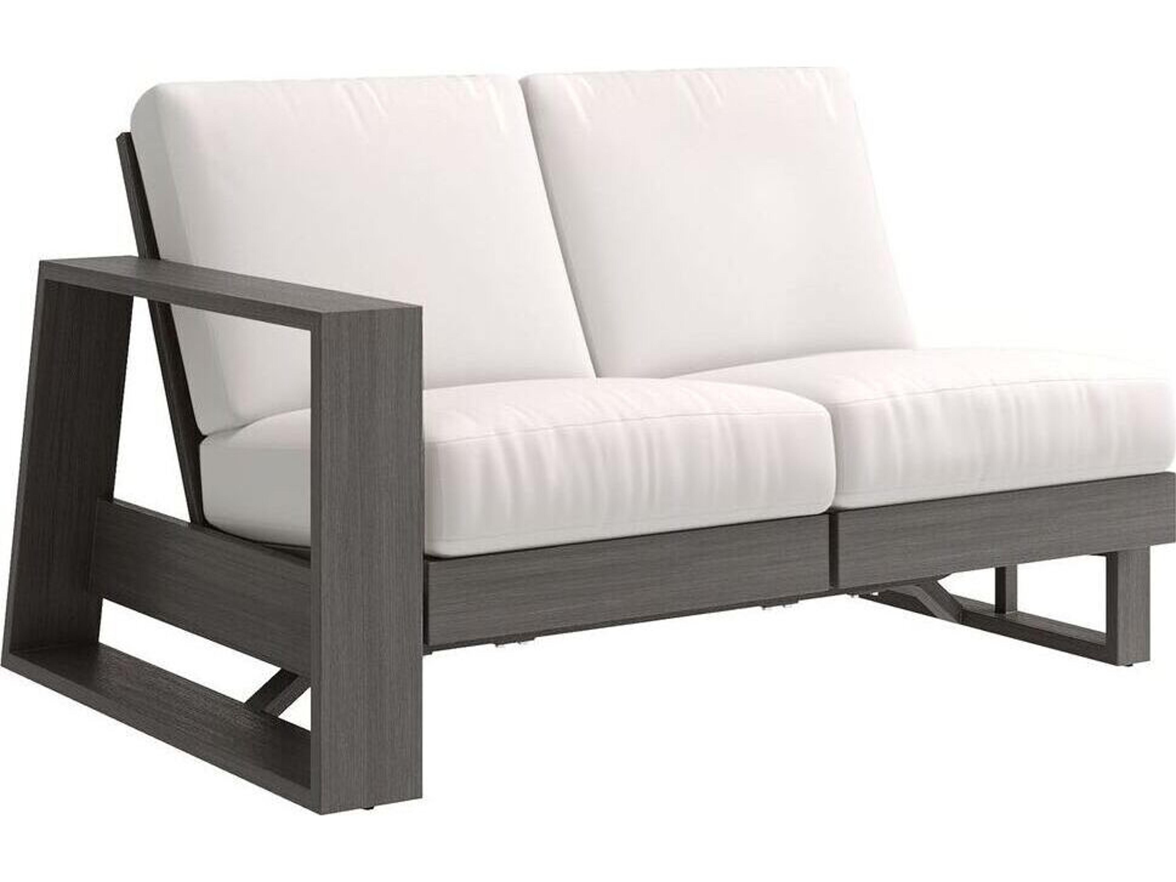 Ebel Novara Aluminum Patio Left Loveseat Rocking Section