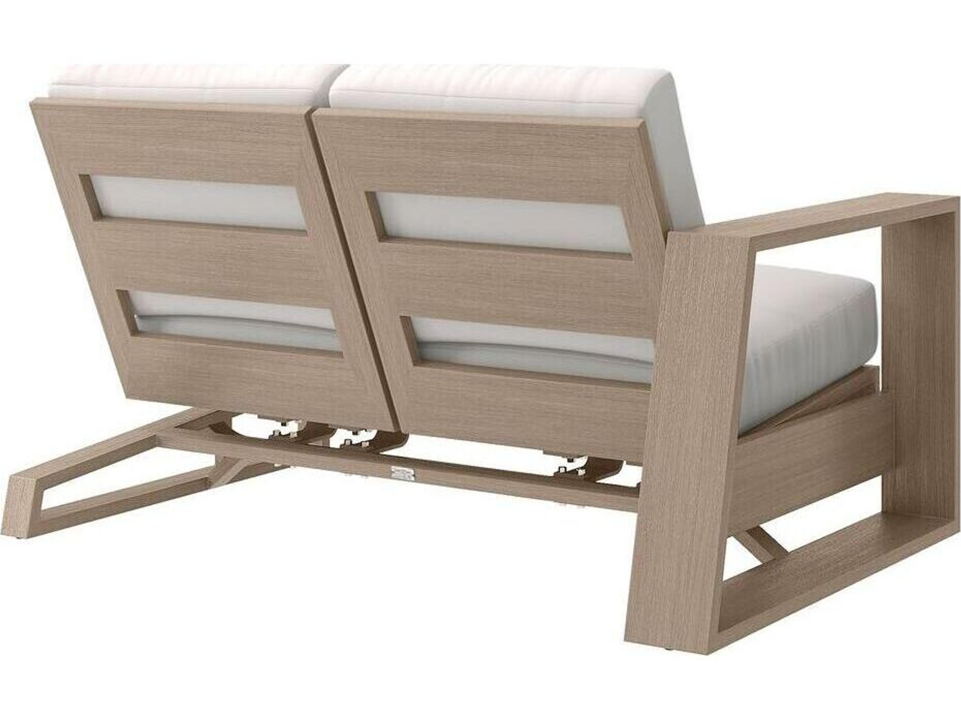 Ebel Novara Aluminum Patio Right Loveseat Rocking Section