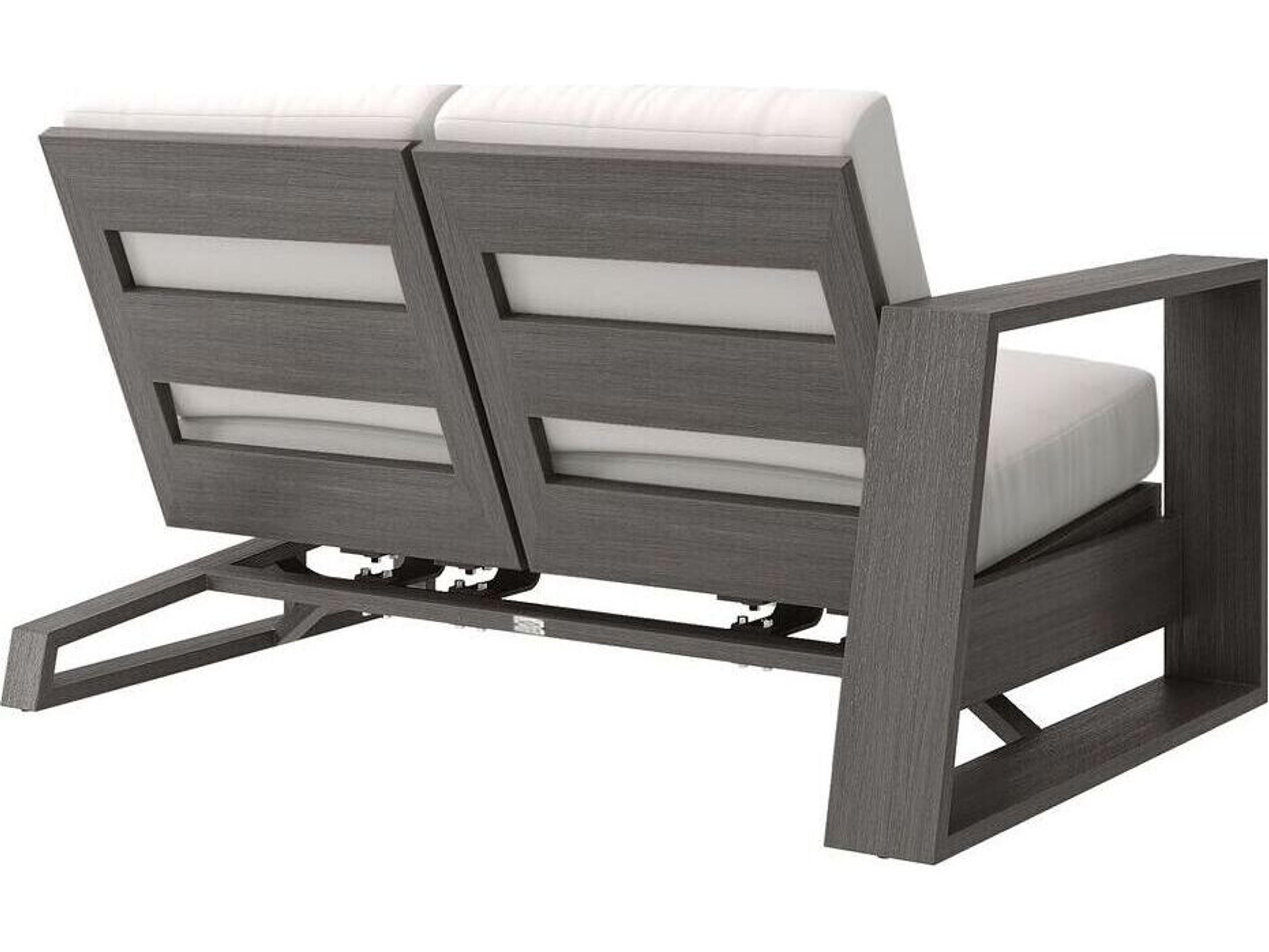 Ebel Novara Aluminum Patio Right Loveseat Rocking Section