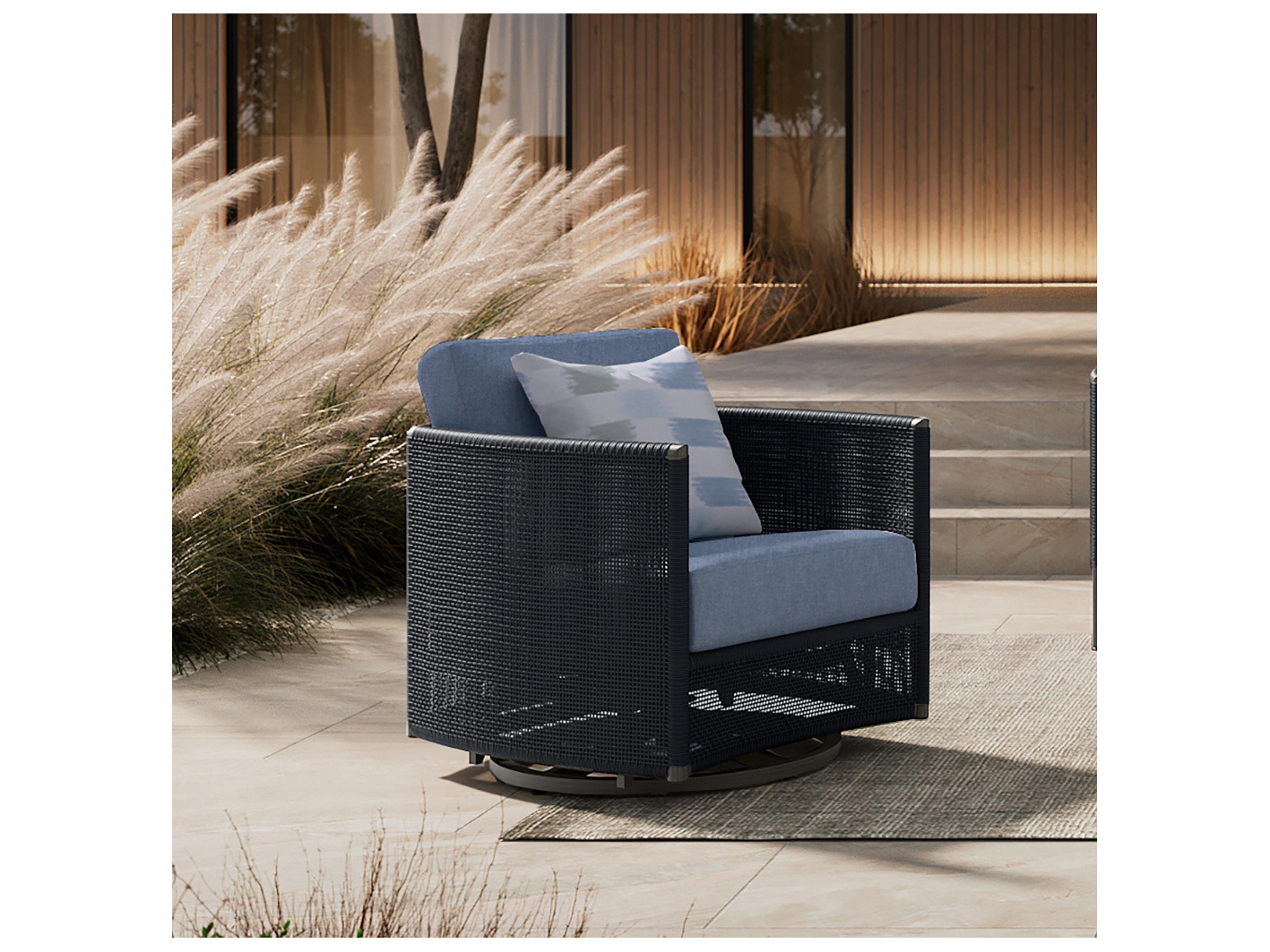 Ebel Orleans Aluminum Swivel Glider Patio Lounge Chair