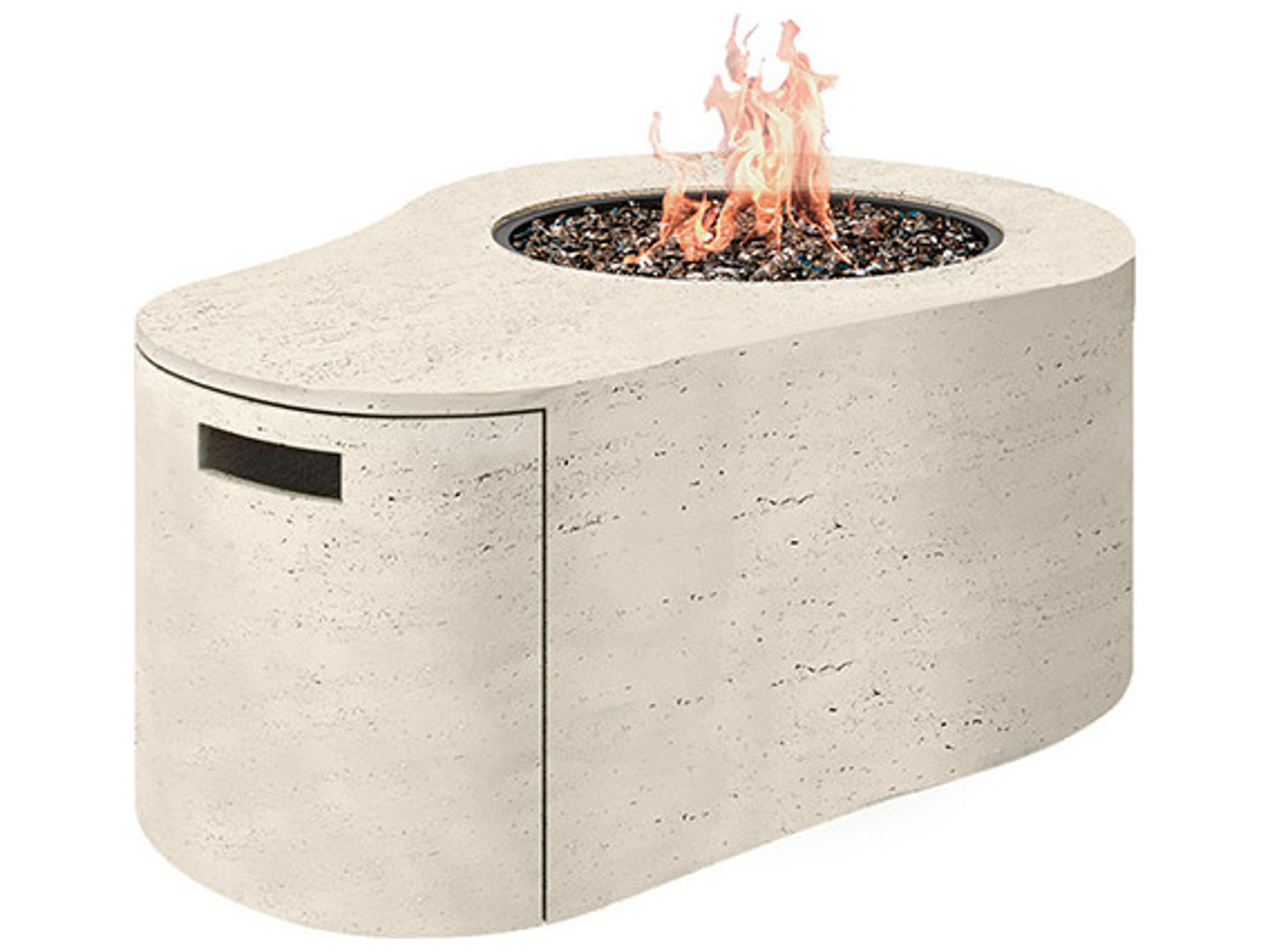 Tahoe Aluminum Fire Pit with Lid Outdoor centerpiece