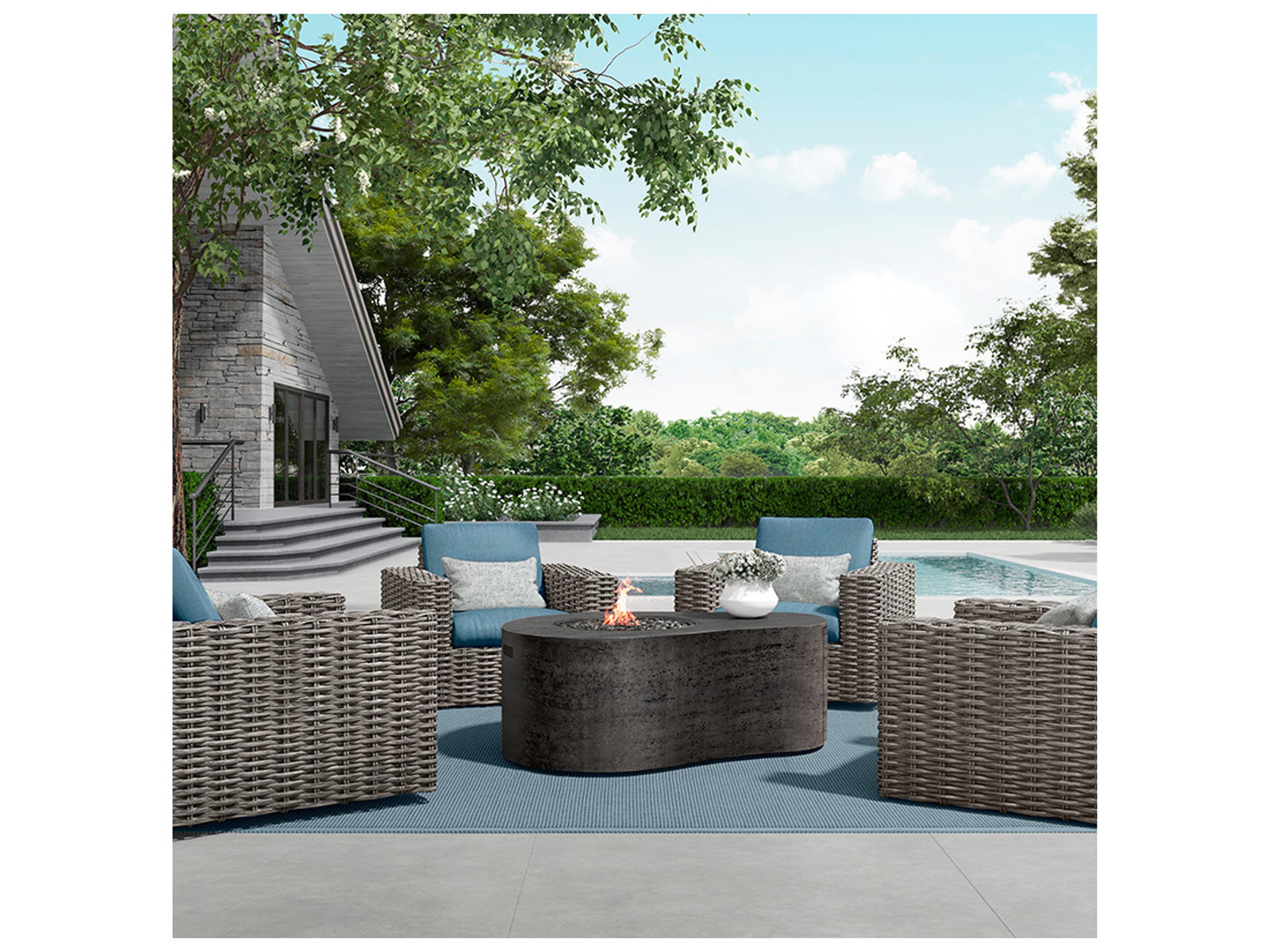 Ebel Tahoe Aluminum Fire Pit with Lid