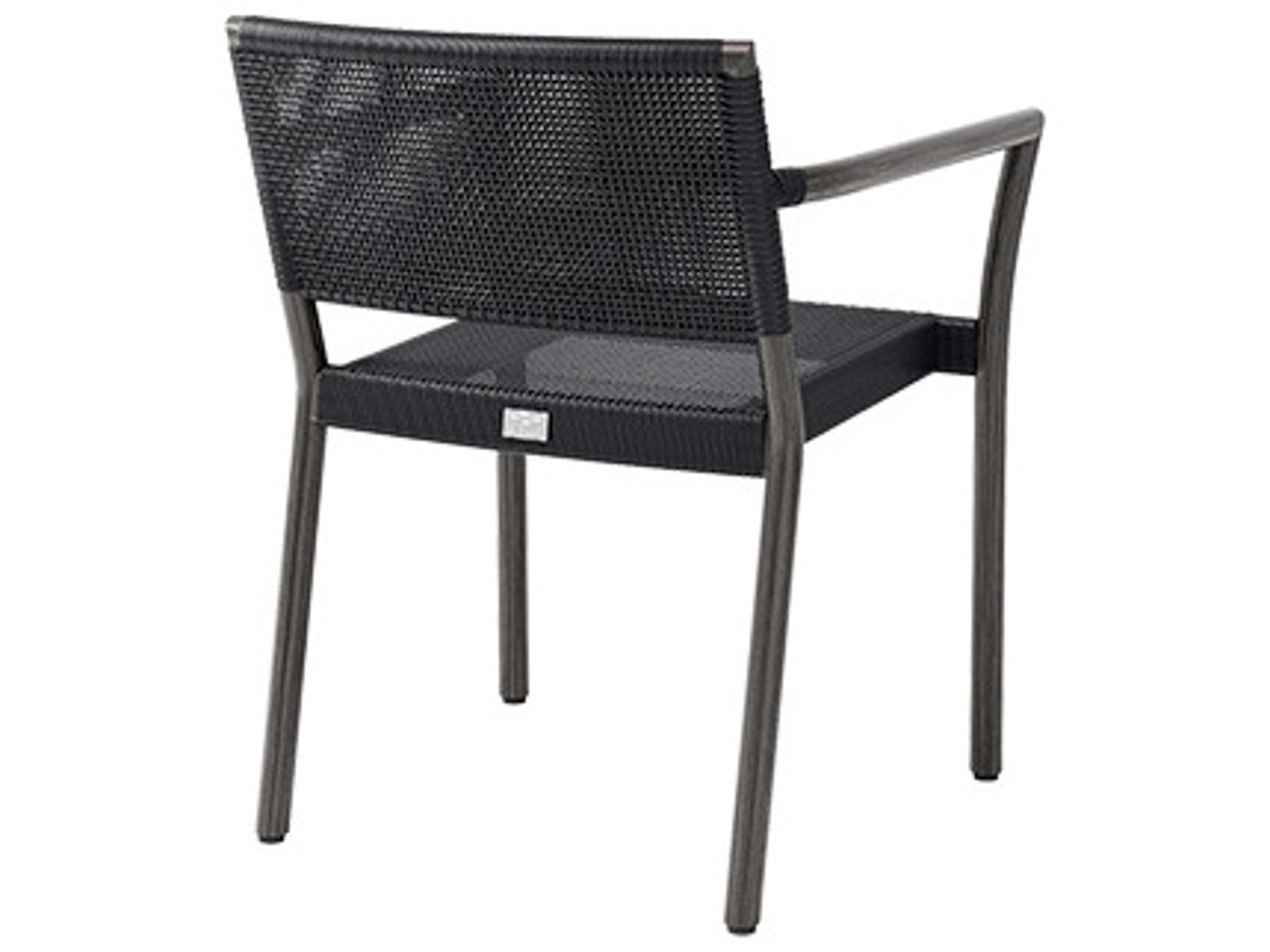 Ebel Orleans Aluminum Stackable Outdoor Dining Arm Chair
