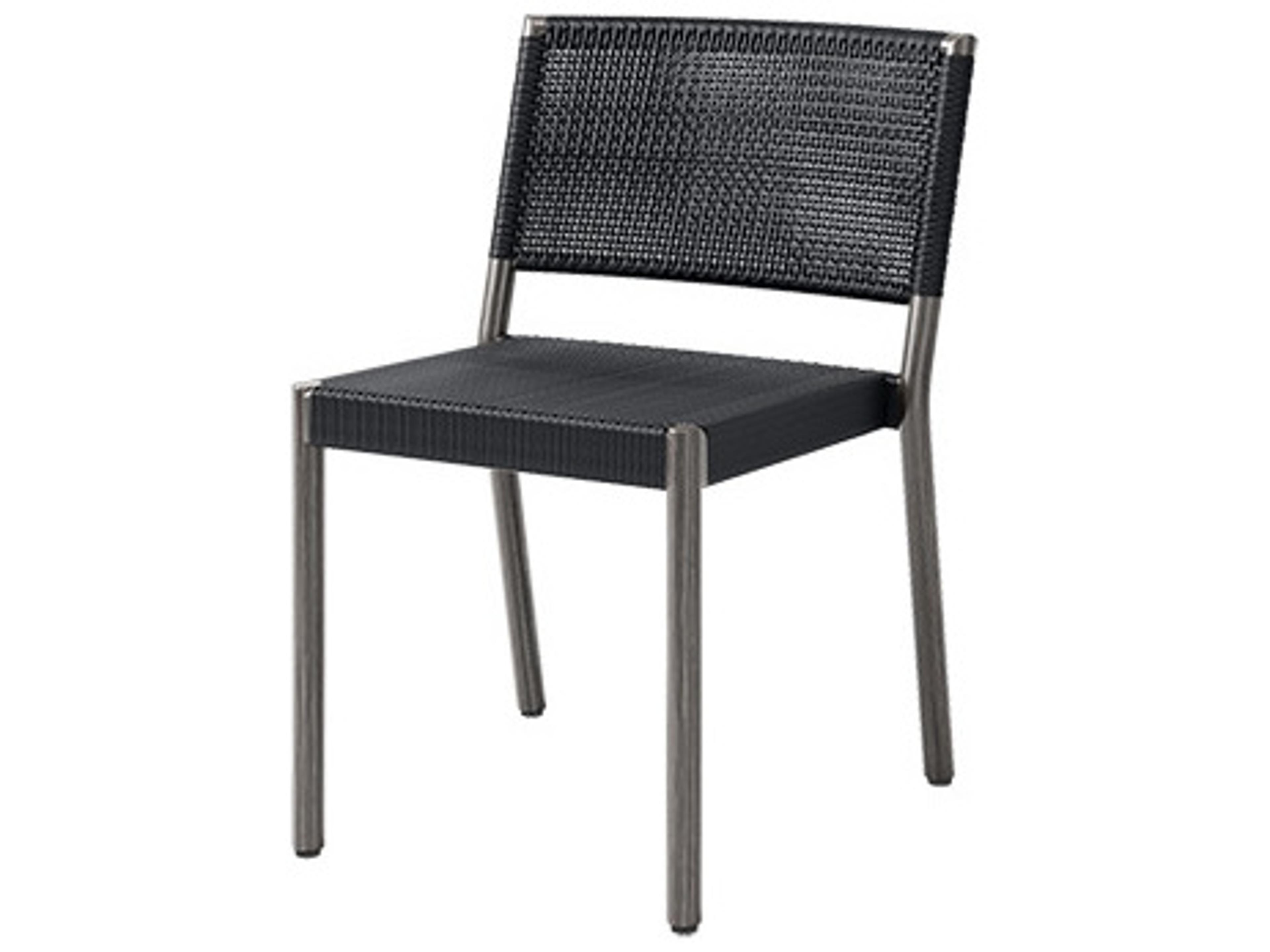 Ebel Orleans Aluminum Stackable Outdoor Patio Dining Side Chair