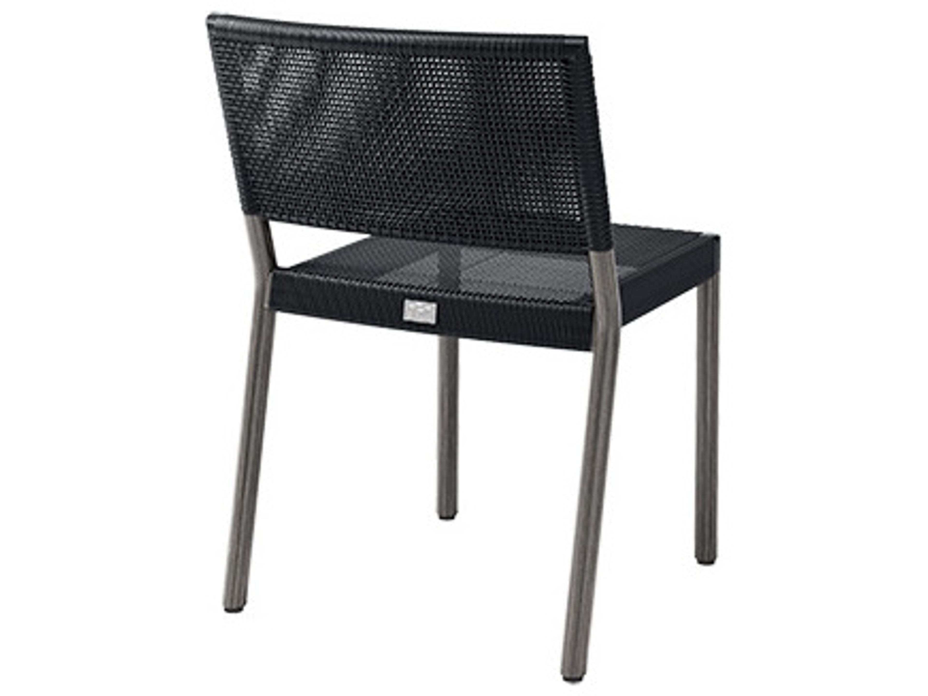 Ebel Orleans Aluminum Stackable Outdoor Patio Dining Side Chair